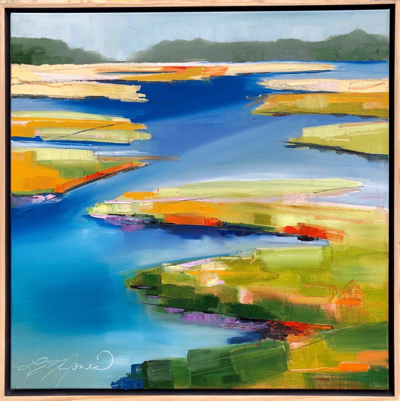 High Tide Oil on Canvas by Lindsey Jones Straight To Art Charleston SC