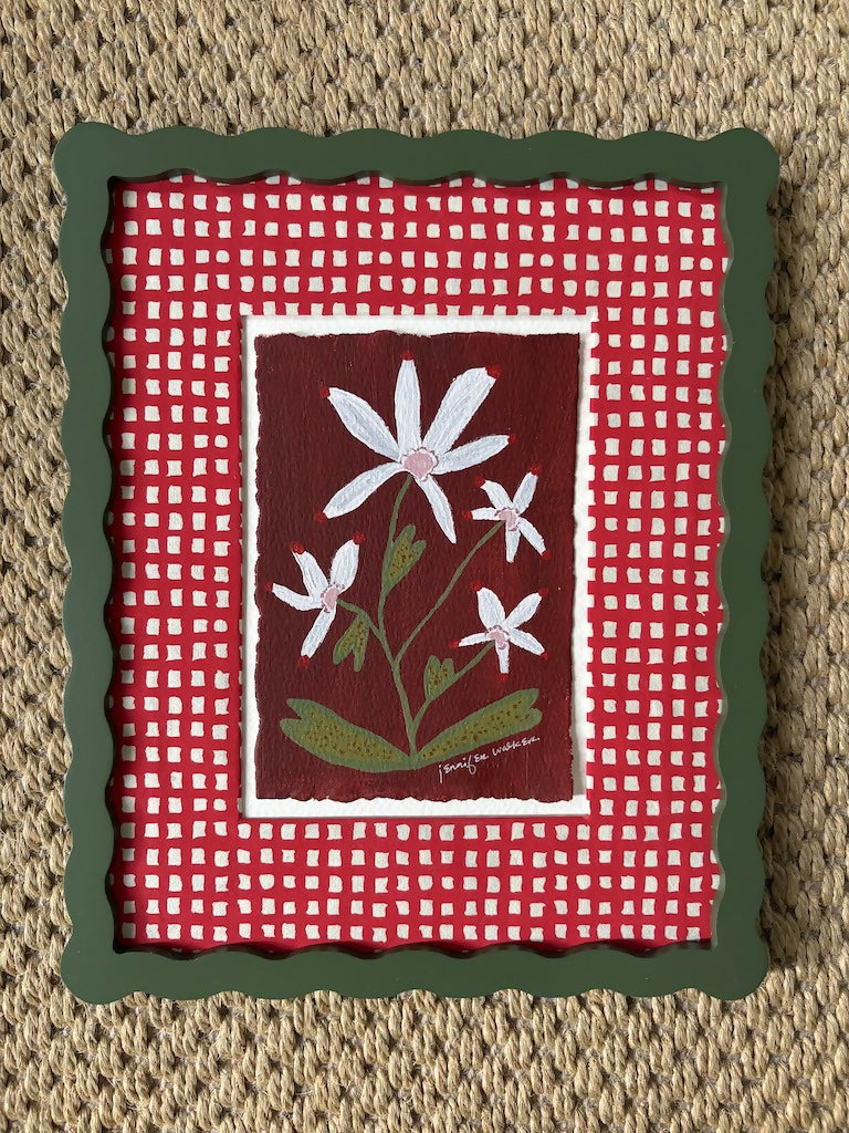 Framed Flower Study No. 12