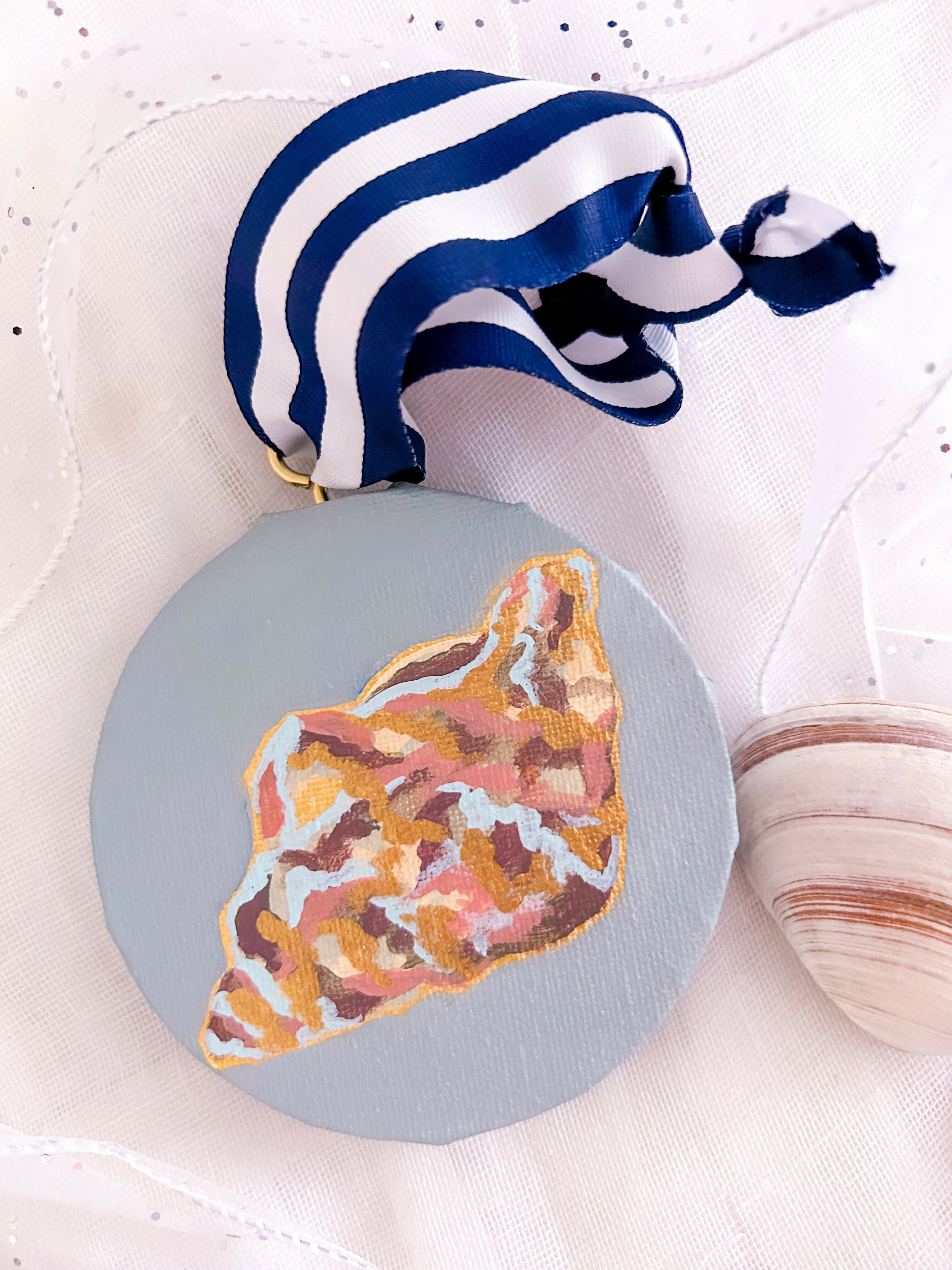 "Shell on Slate Green"