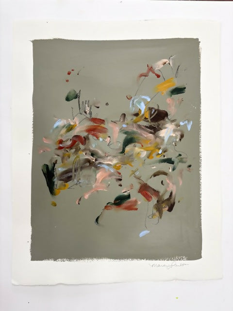 Large Works on Paper 1, 20"H x 16"W, Original Abstract Painting