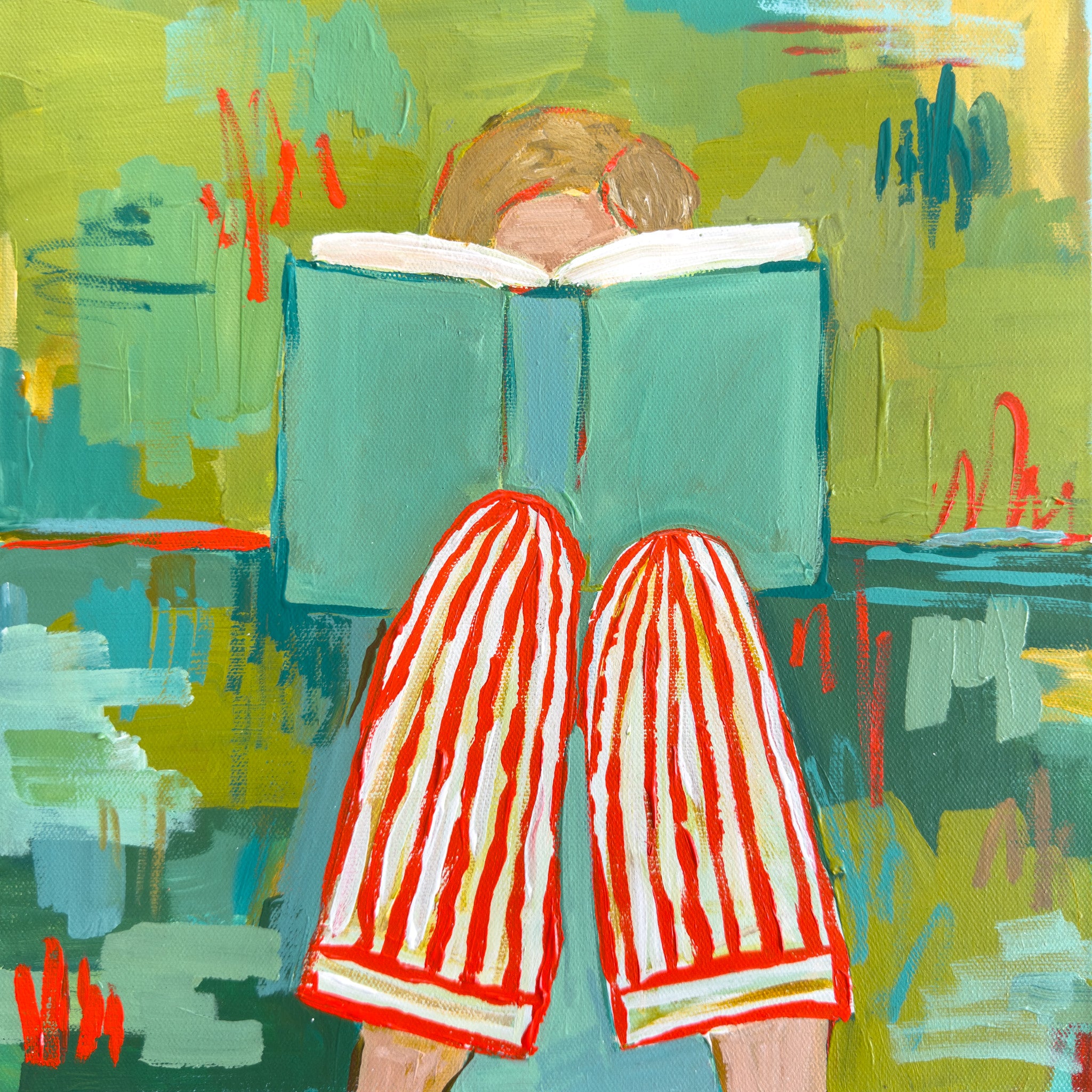 Reading Girl Print II