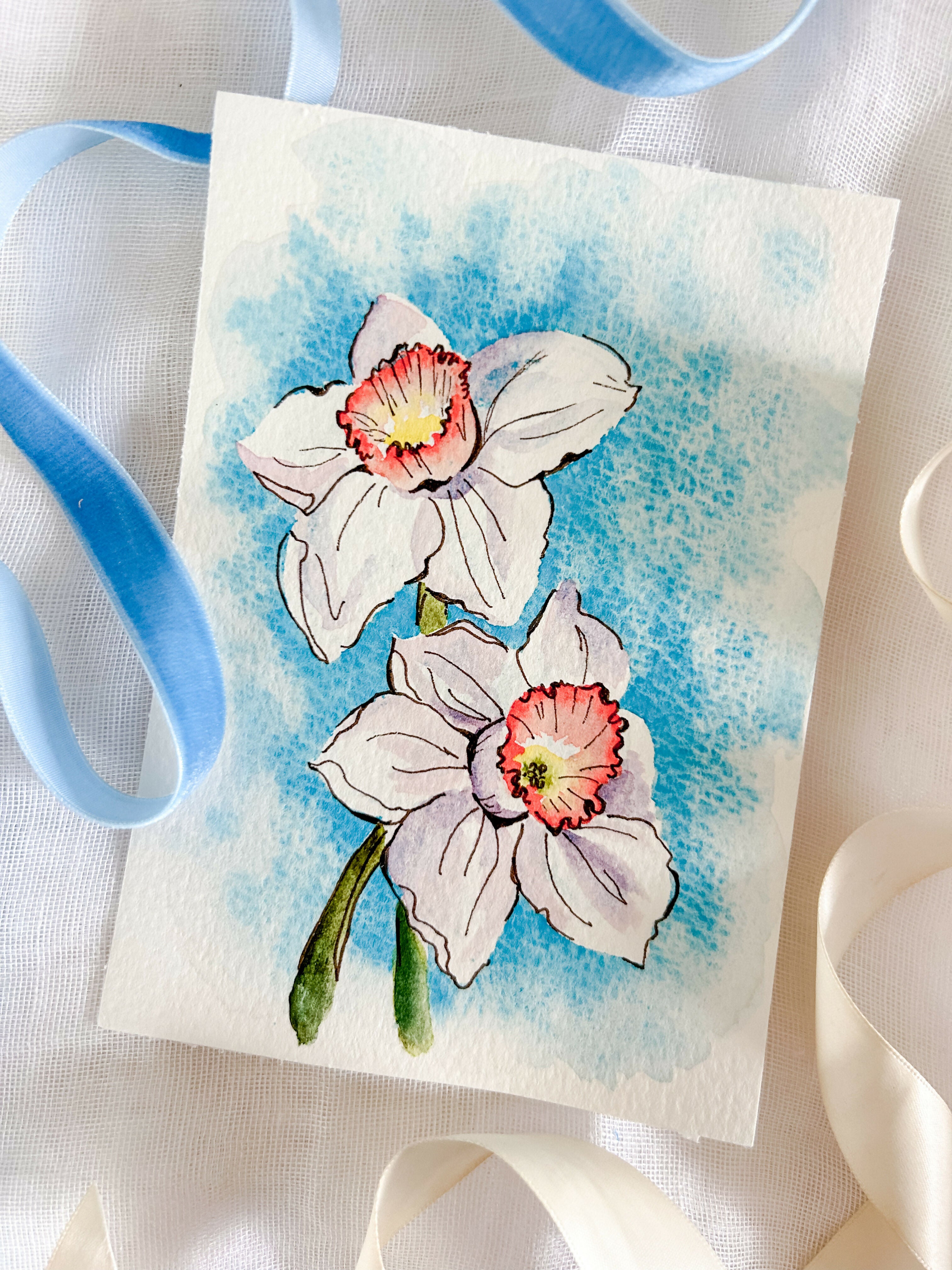 Heather Kiser White Narcissus No. 2 Styled