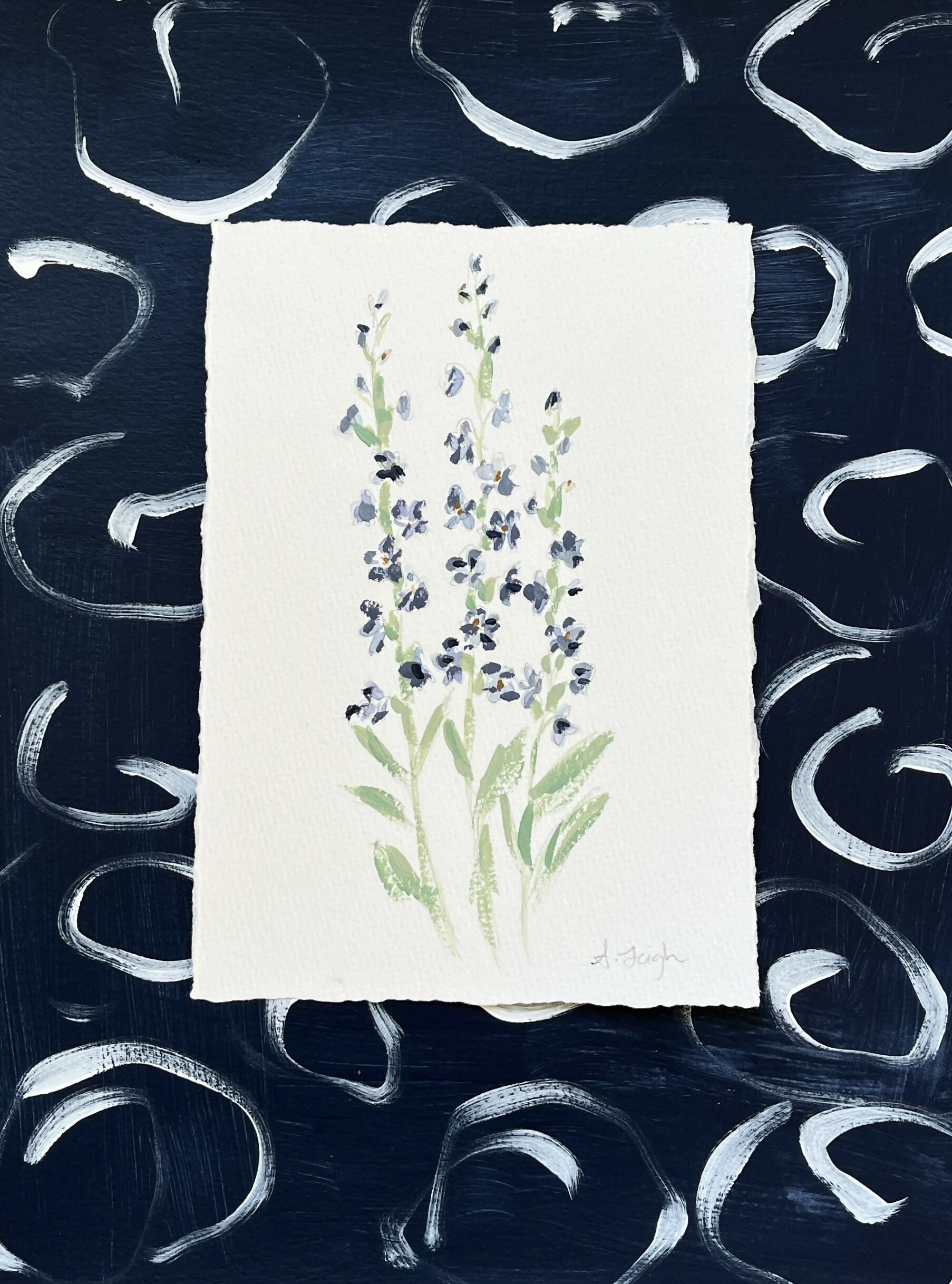 lavender birth flower Larkspur (July Birth Flower)