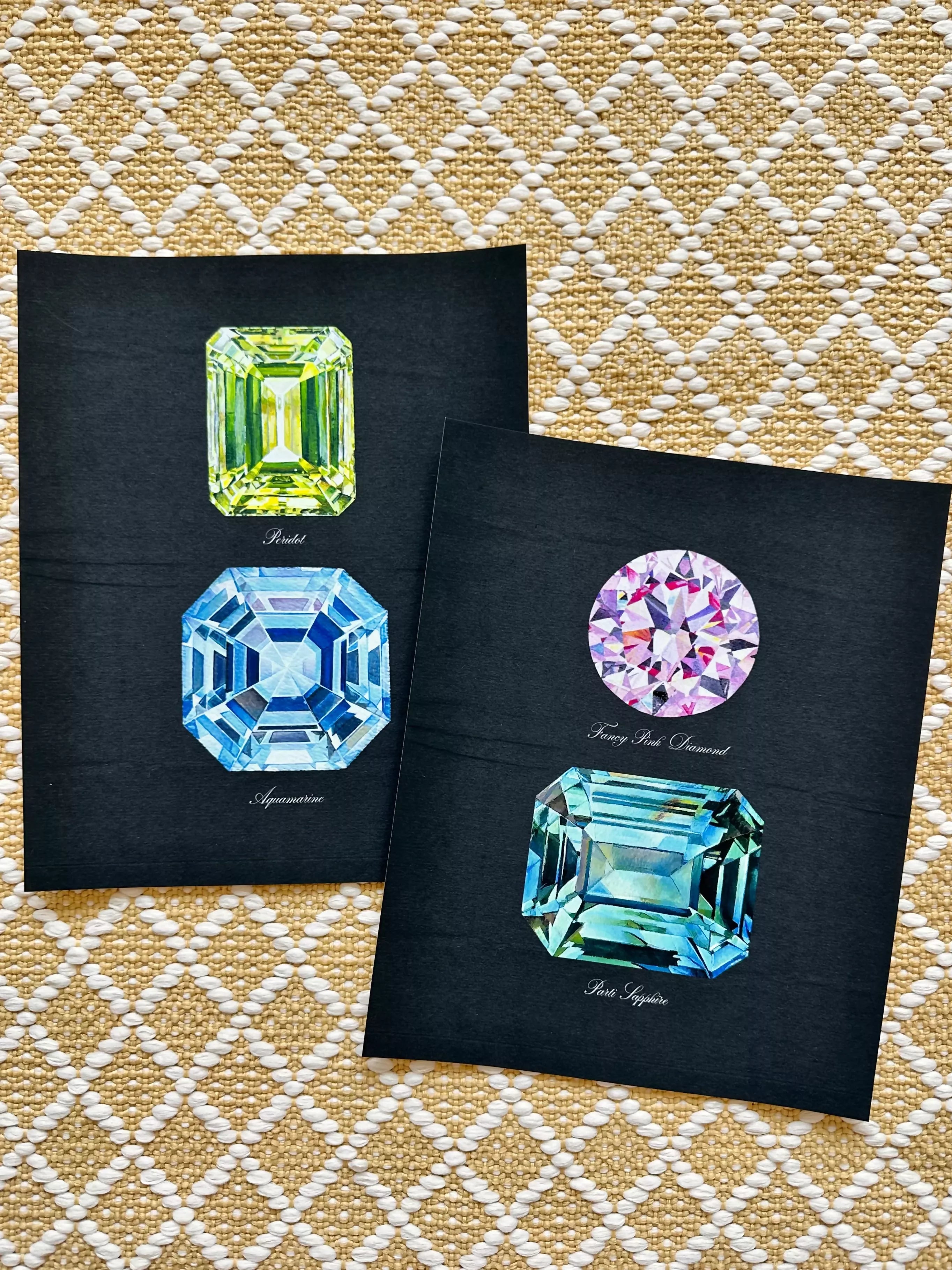 Special Edition Pink Diamond + Sapphire Print