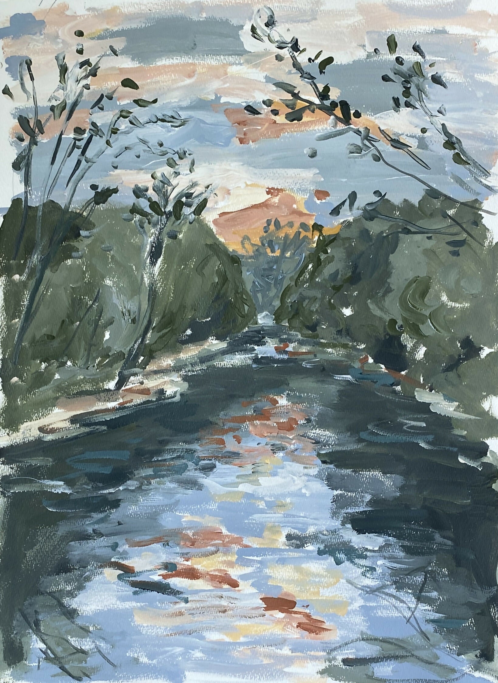 Riverside Sunset III