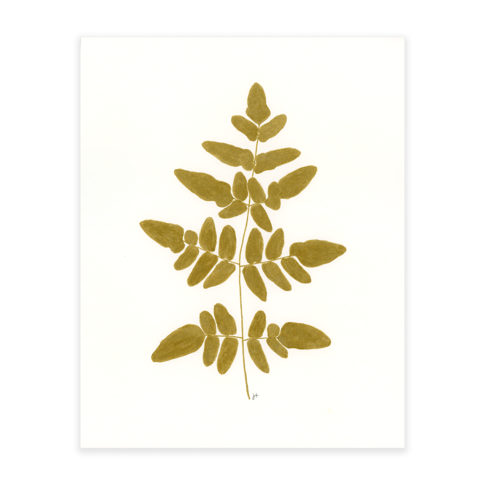 Royal Fern - Ochre