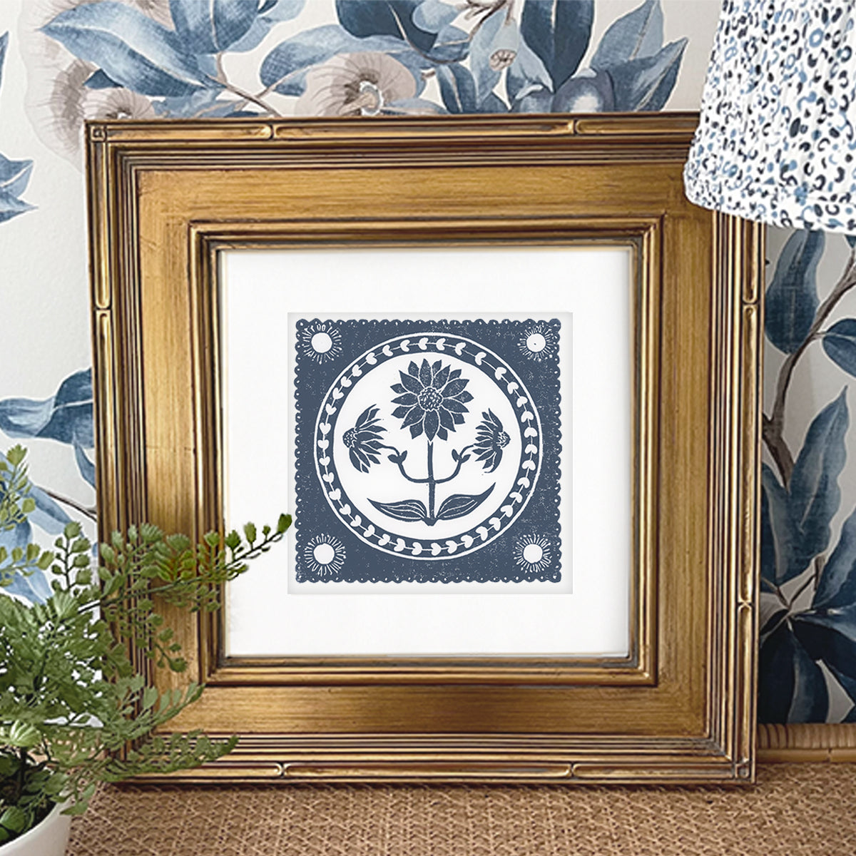 Navy Sunflower