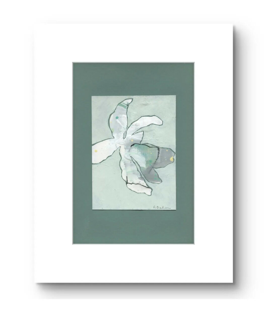 Magnolias In Moonlight - Celadon No.2