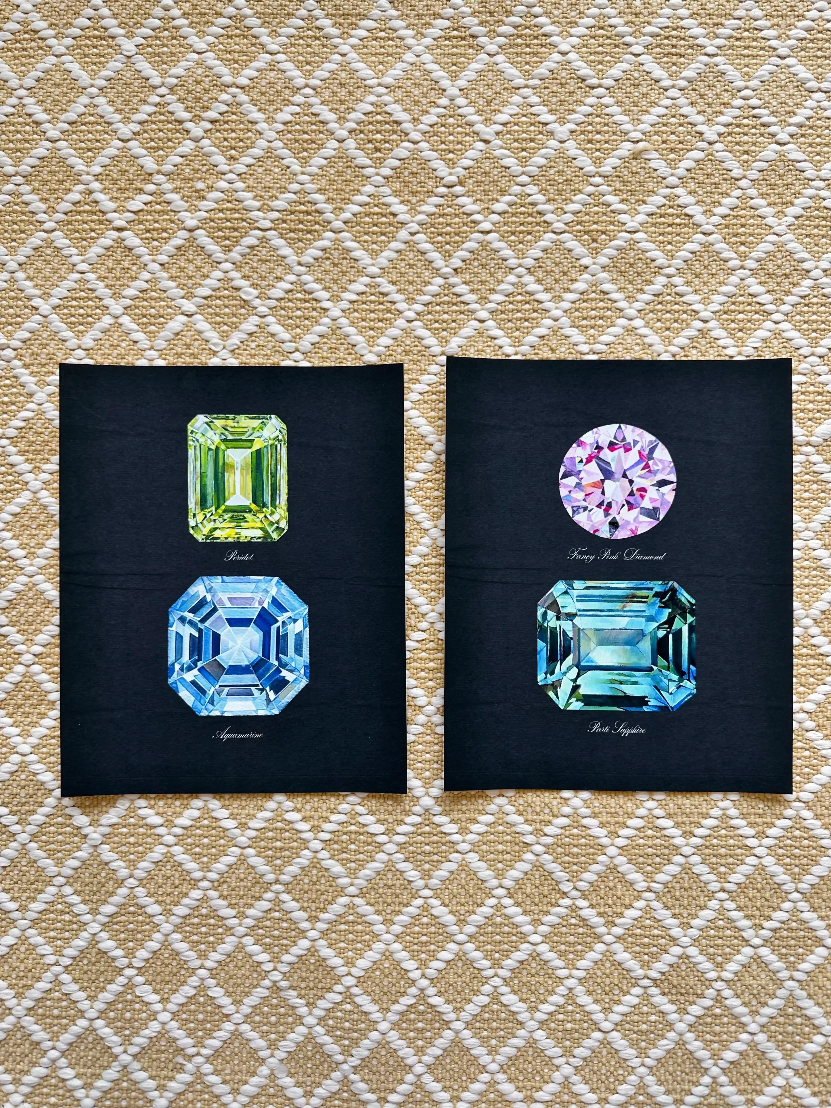 Special Edition Pink Diamond + Sapphire Print