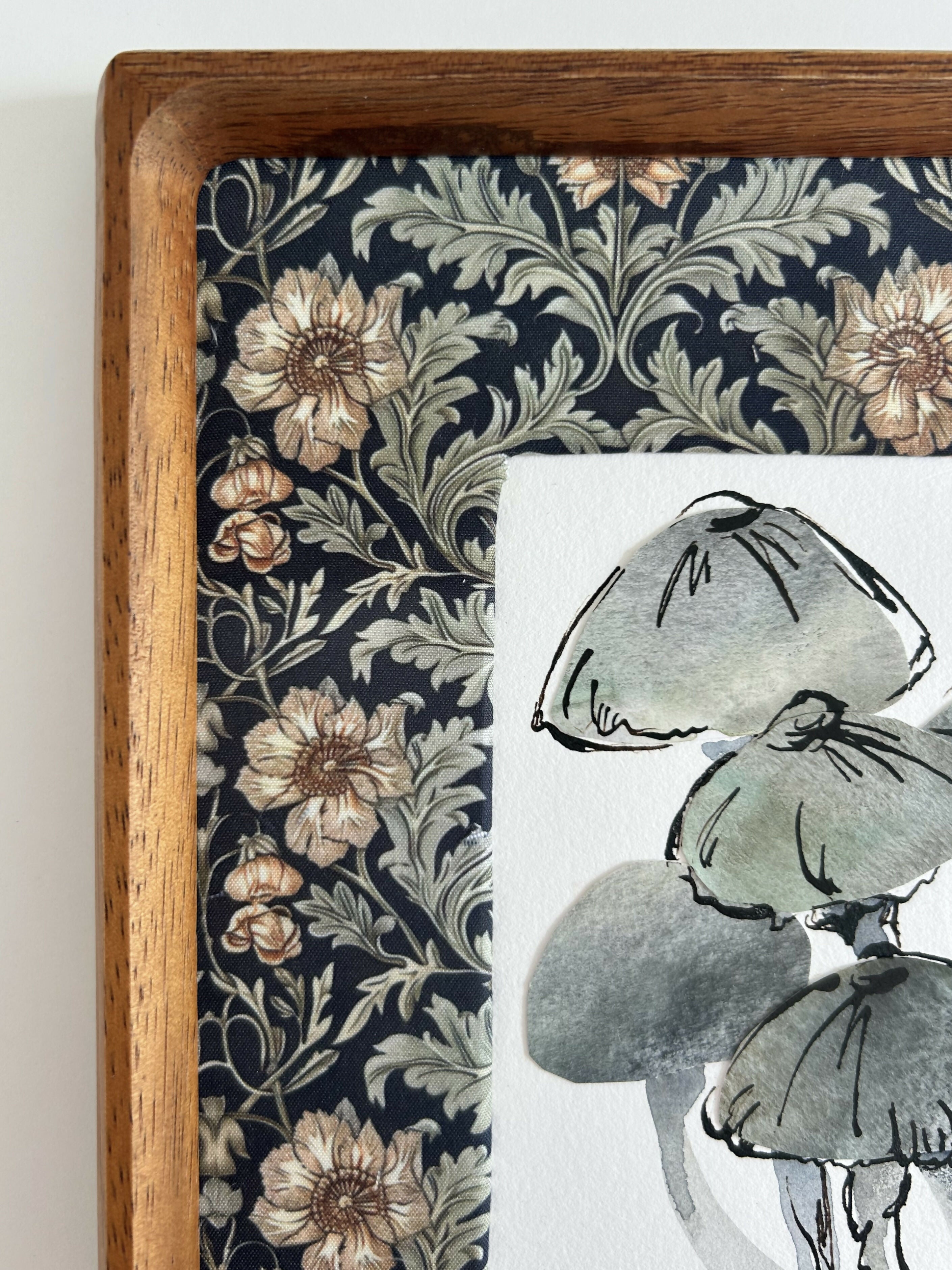 Mushroom Study in Slate Gray No. 2