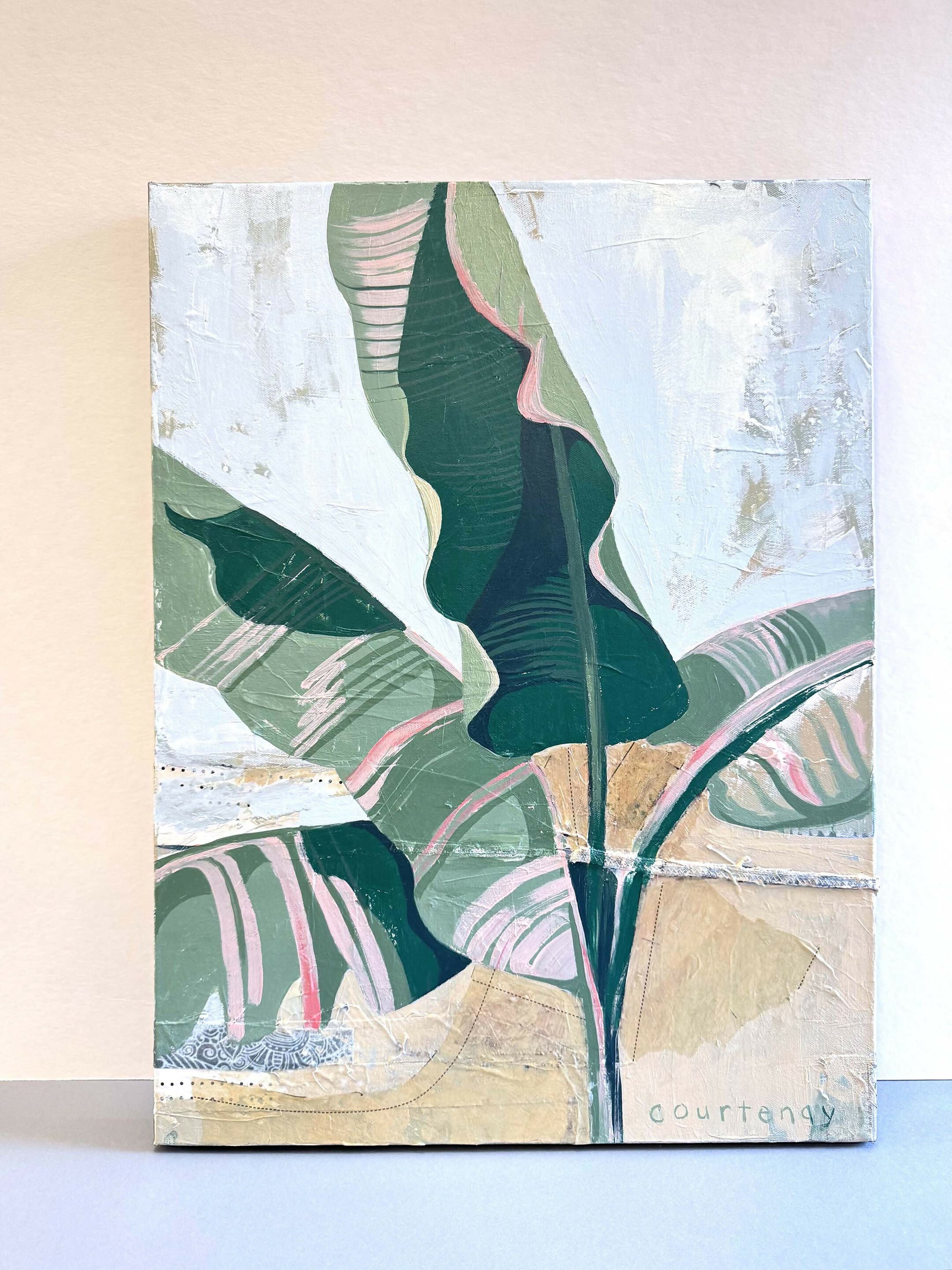 Banana Leaves Original Painting