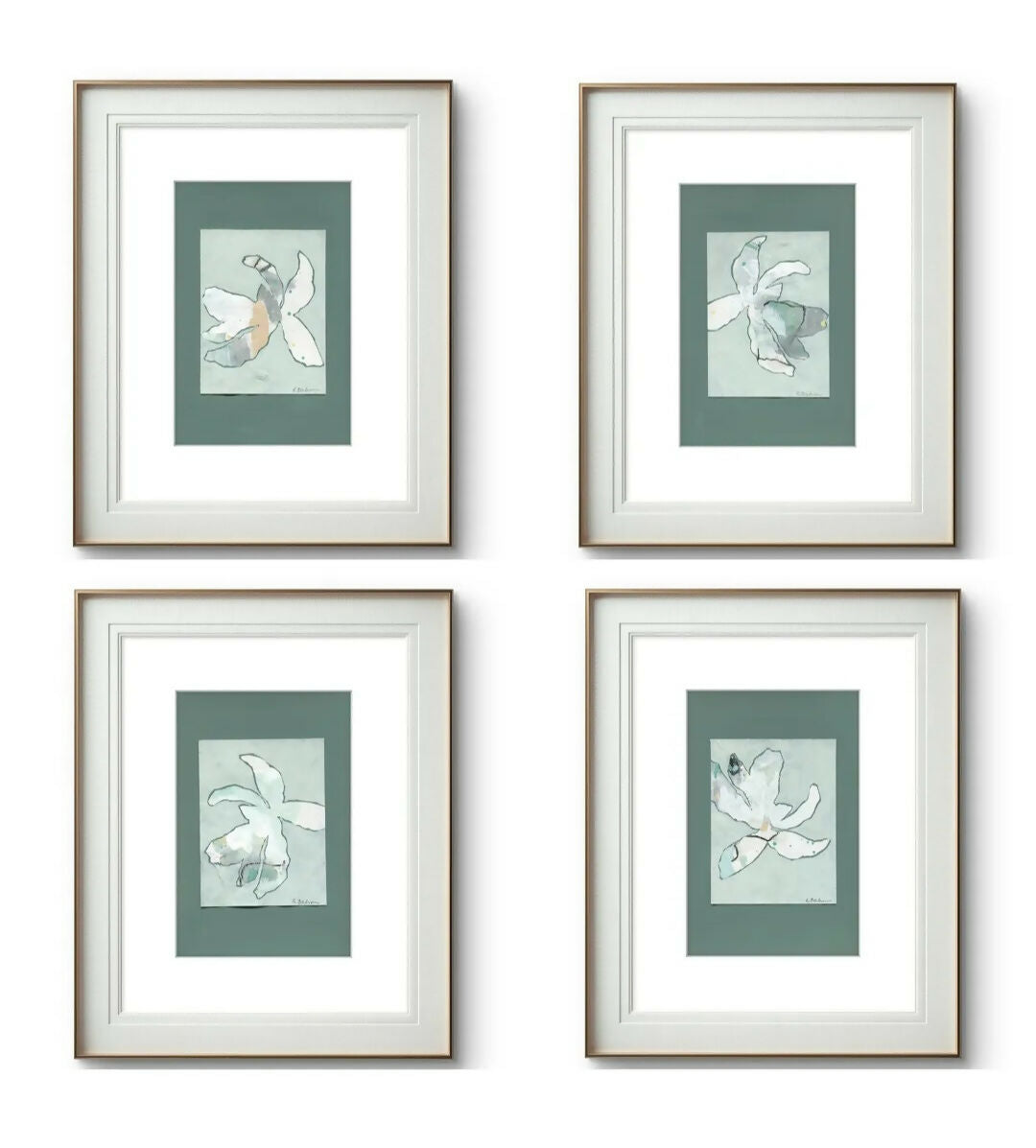 Magnolias In Moonlight - Celadon No.3
