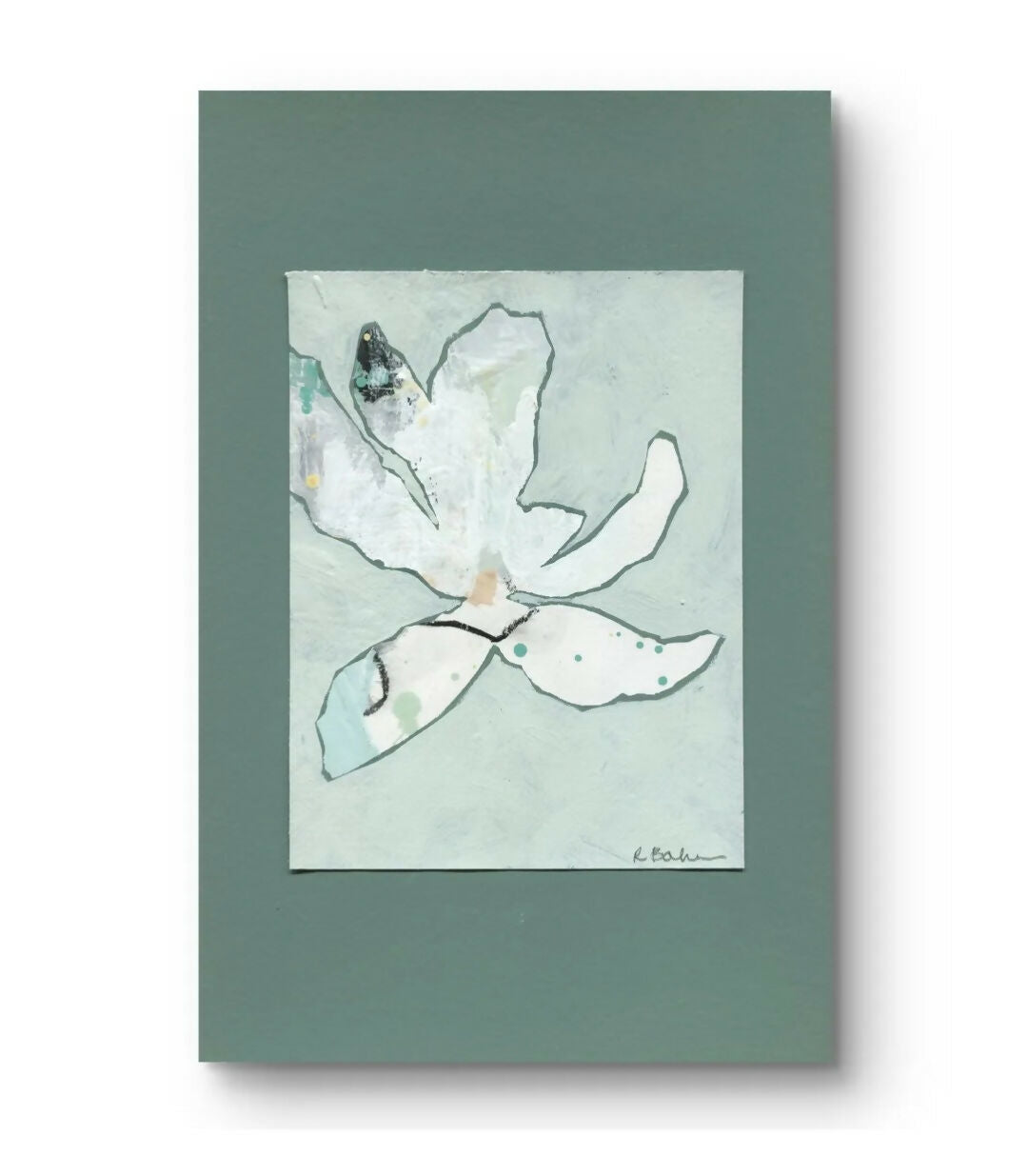 Magnolias In Moonlight - Celadon No.4