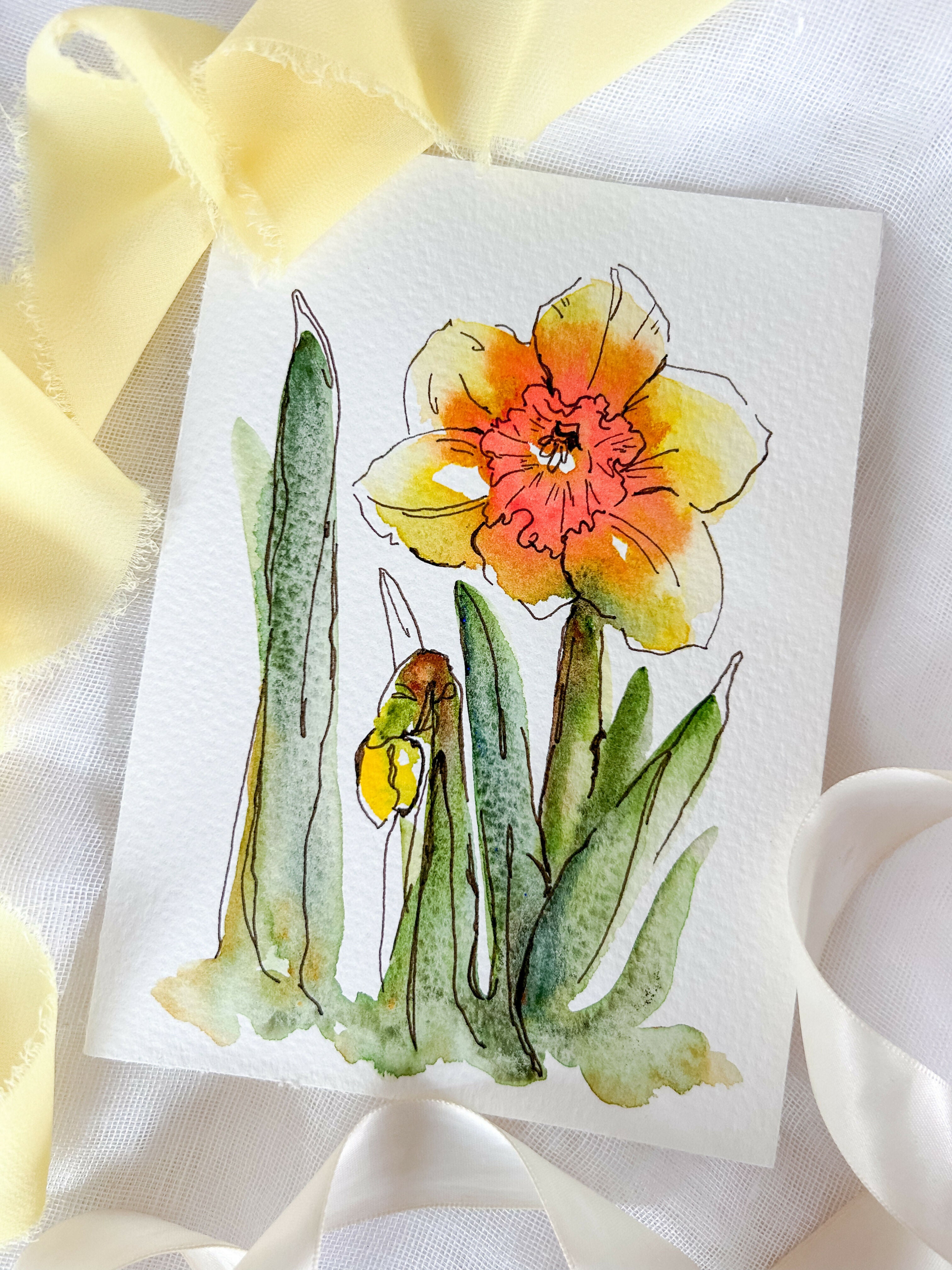 Heather Kiser Yellow Narcissus No. 1 Styled