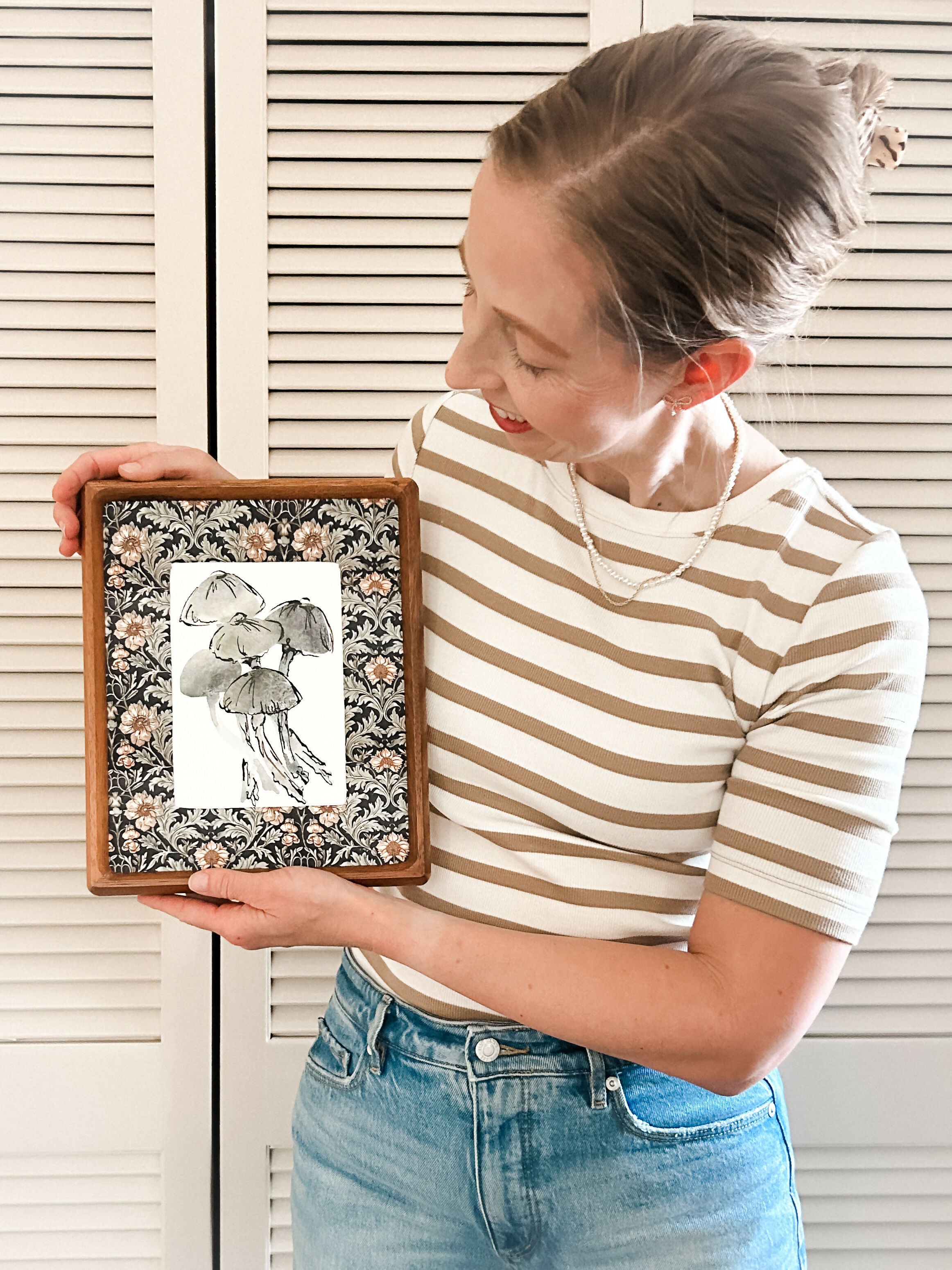 Mushroom Study in Slate Gray No. 2