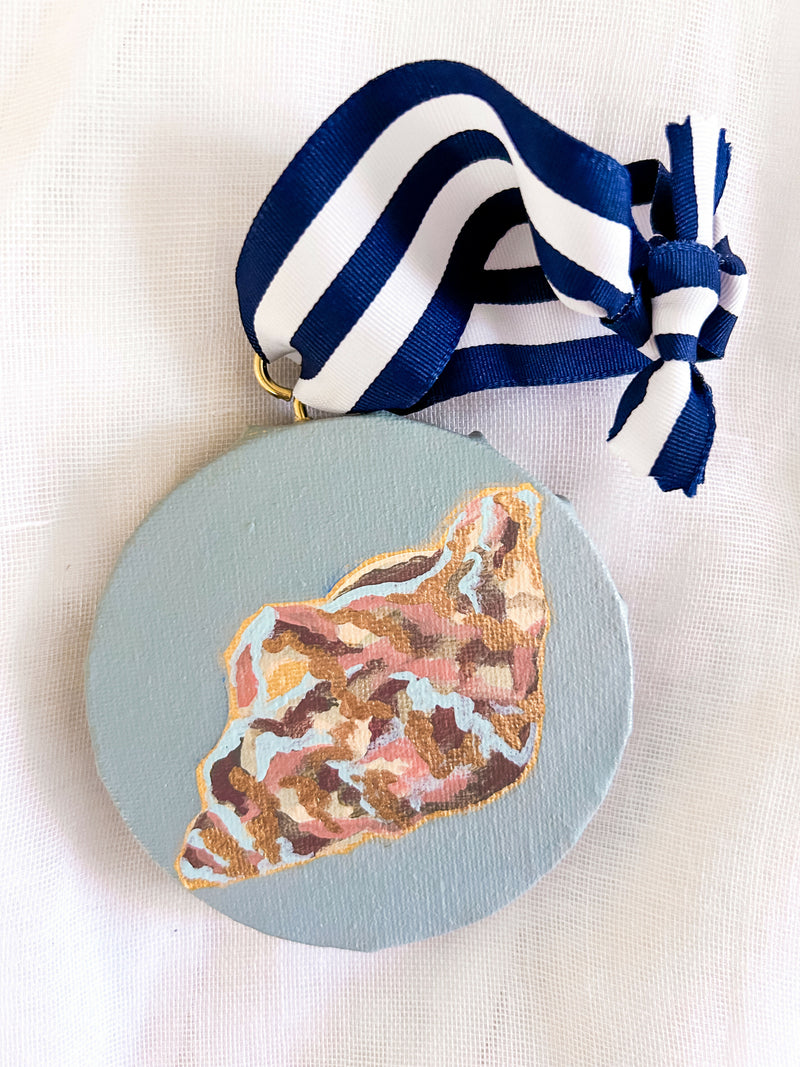 "Shell on Slate Green"