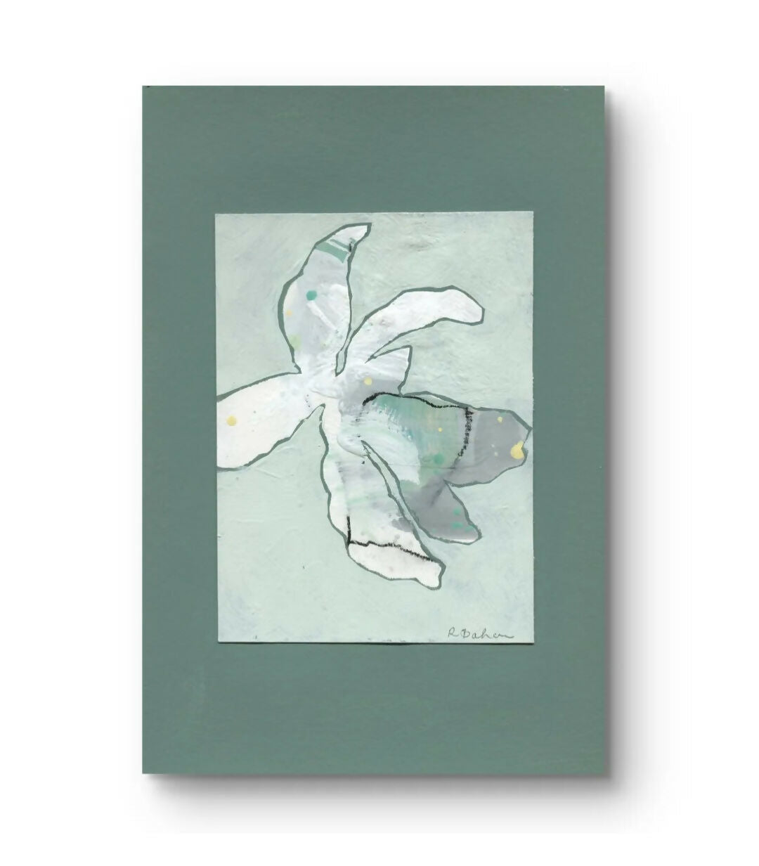 Magnolias In Moonlight - Celadon No.2