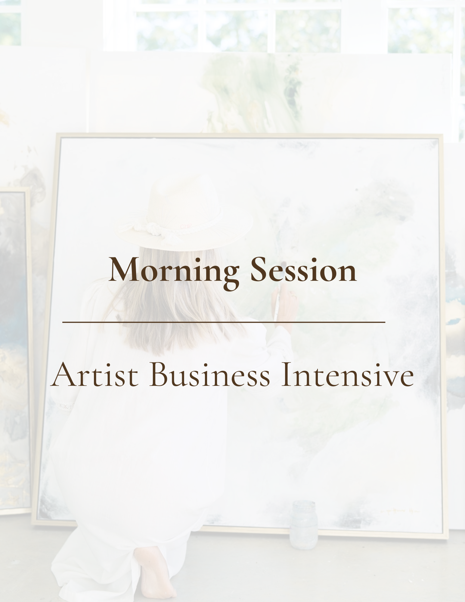 Morning Session | Artist Business Intensive