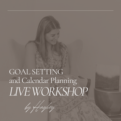 Goal Setting and Calendar Planning Live Workshop