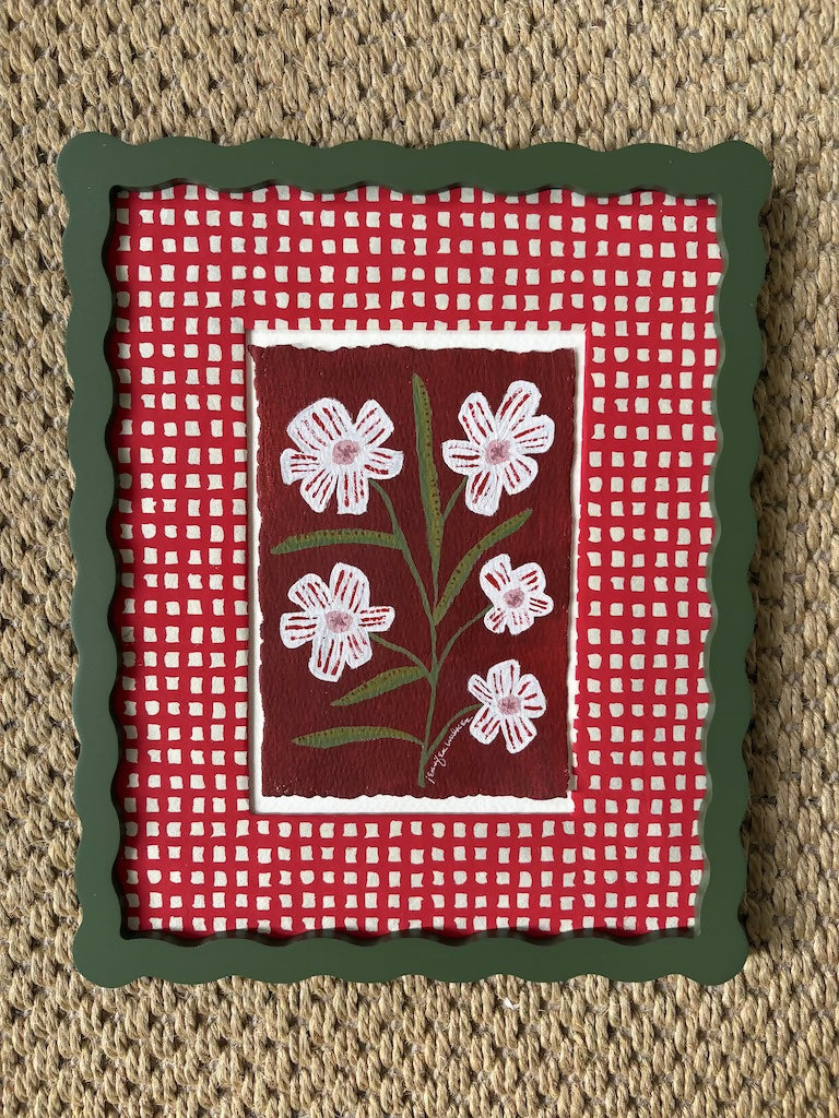 Framed Flower Study No. 11