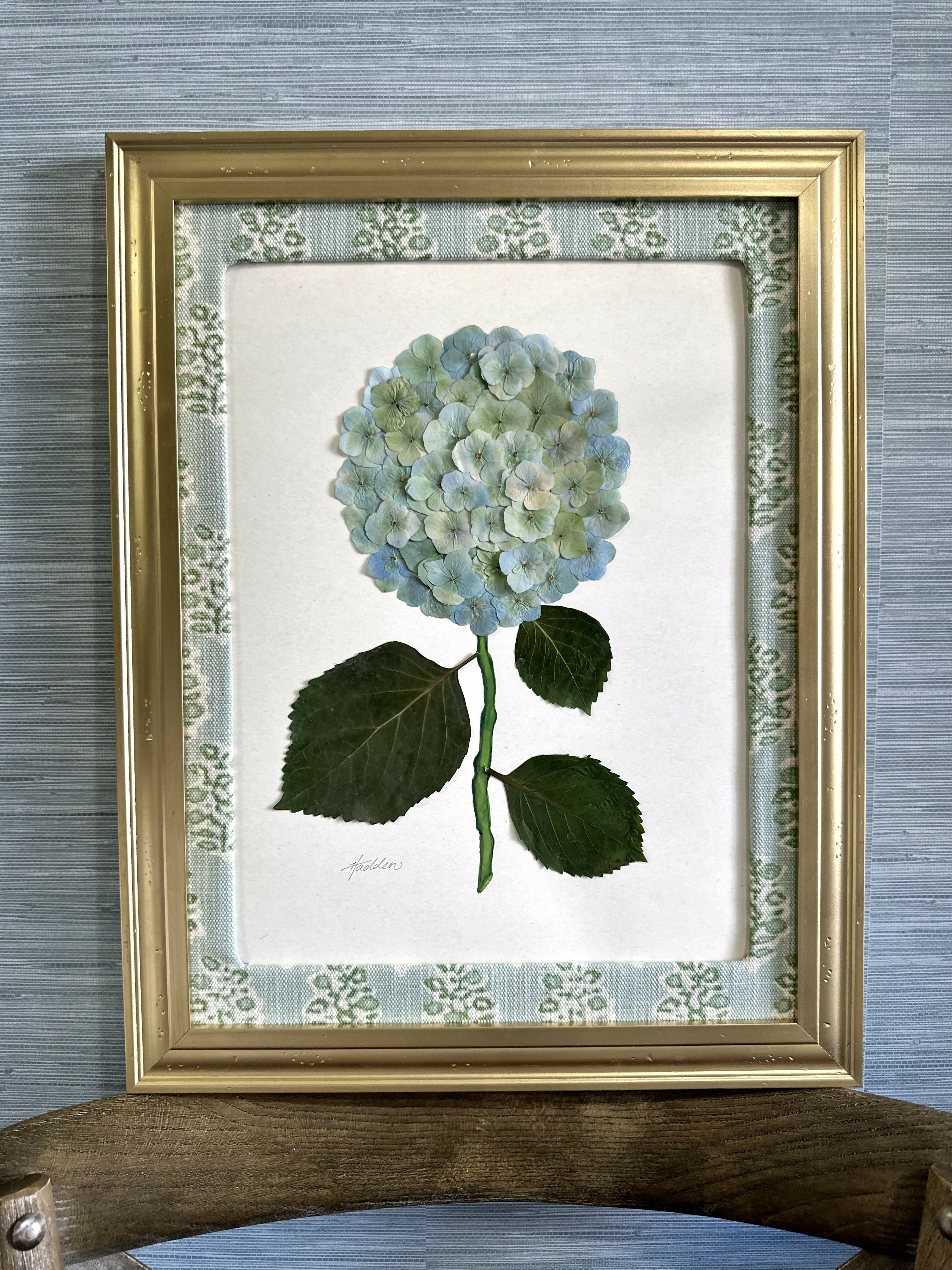 Pressed Hydrangea IV/VII