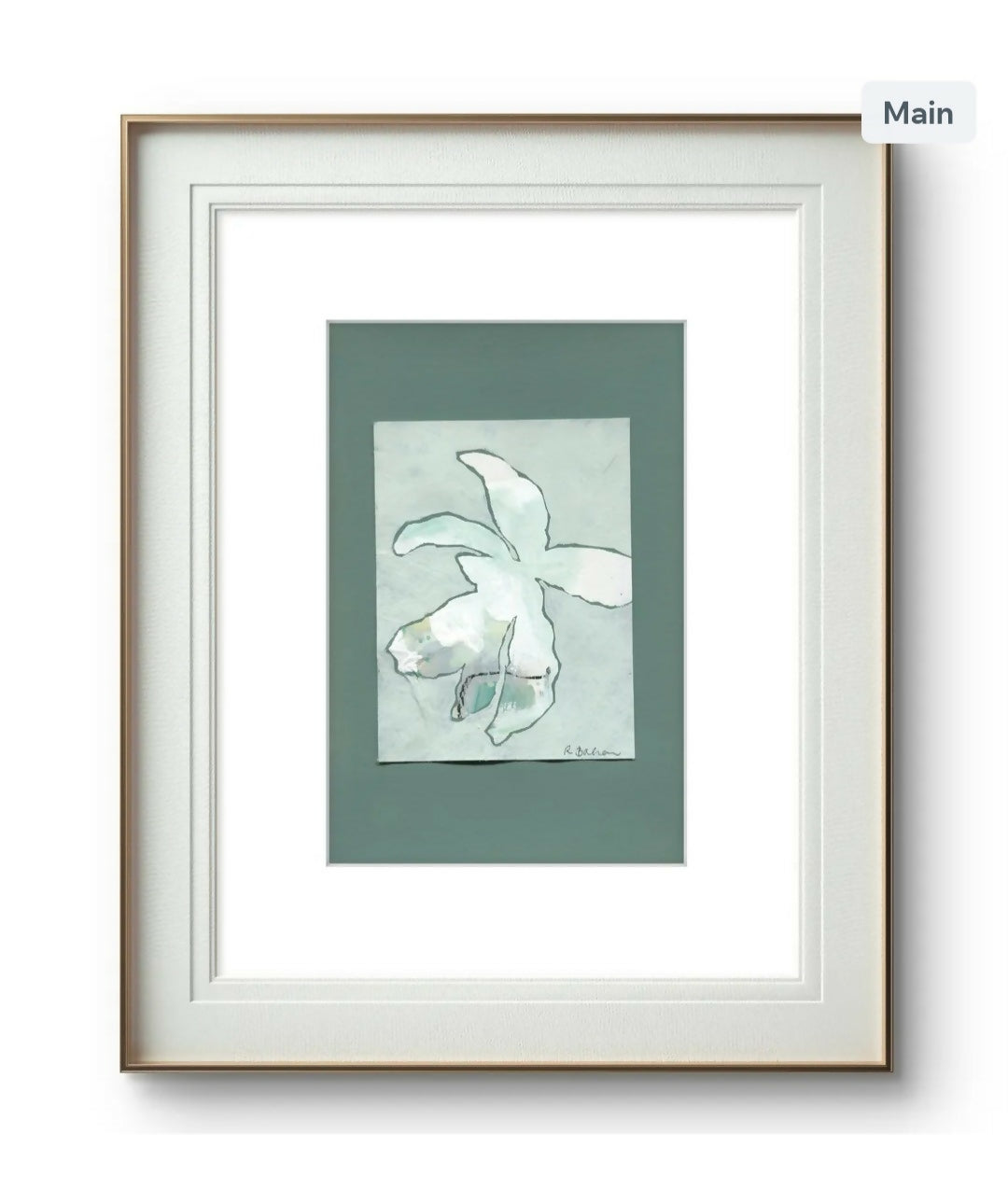 Magnolias In Moonlight - Celadon No.3