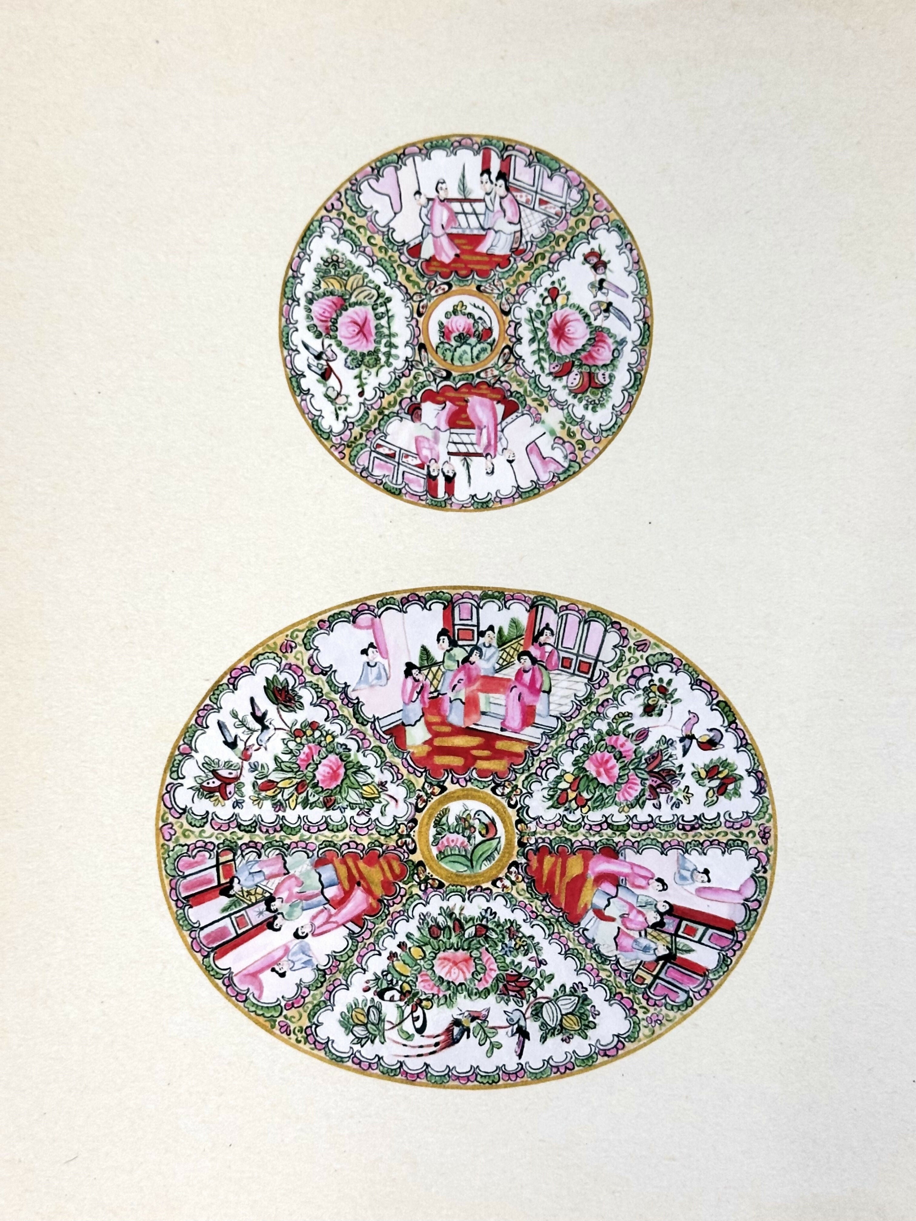 Small + Large Chinoiserie Plates Print