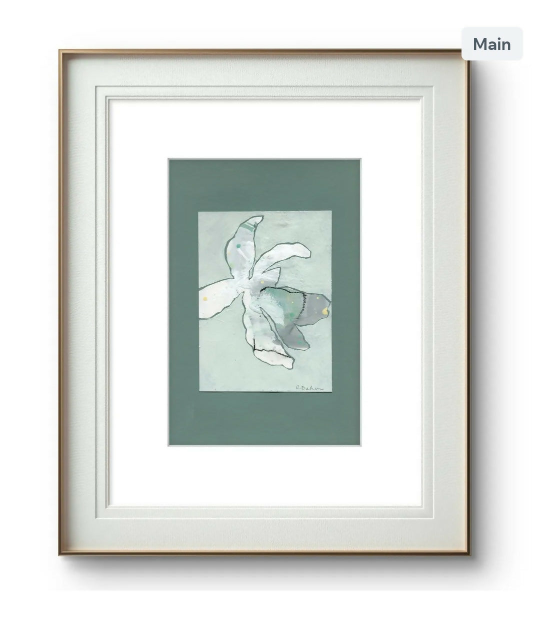 Magnolias In Moonlight - Celadon No.2