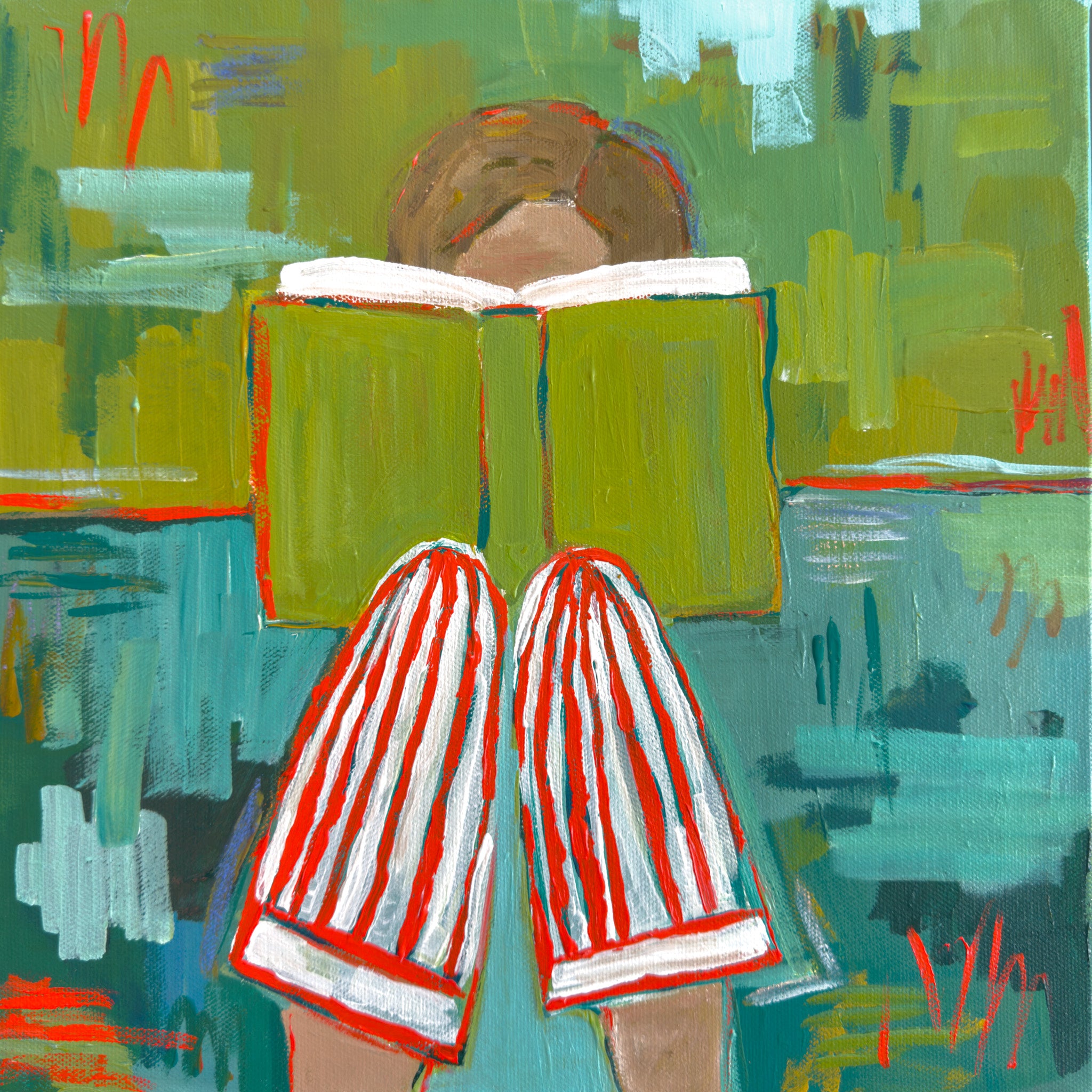 Reading Girl Print III