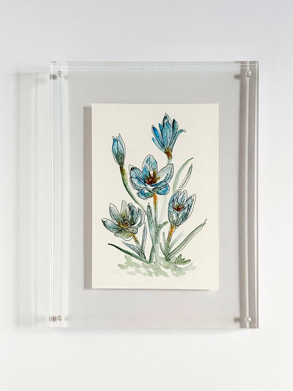 Heather Kiser Meadow Saffron Framed