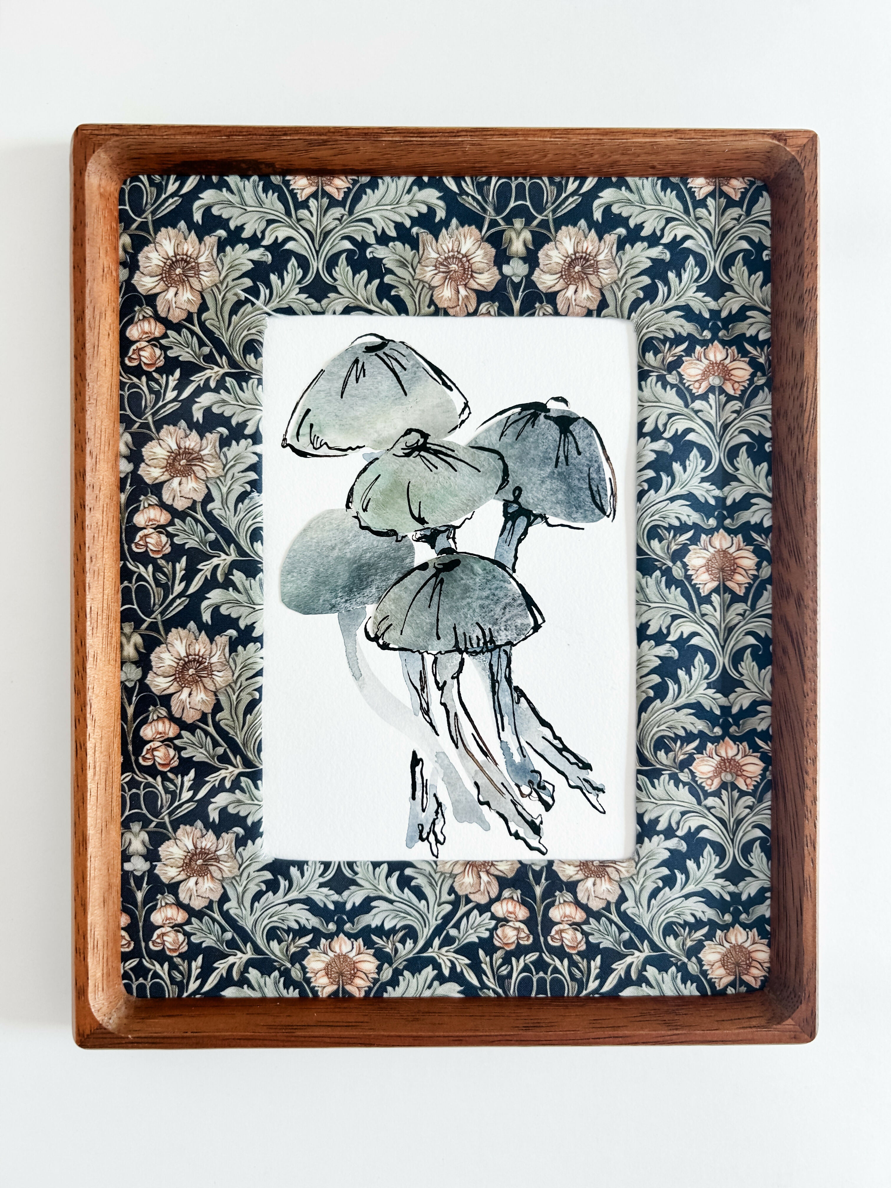 Mushroom Study in Slate Gray No. 2