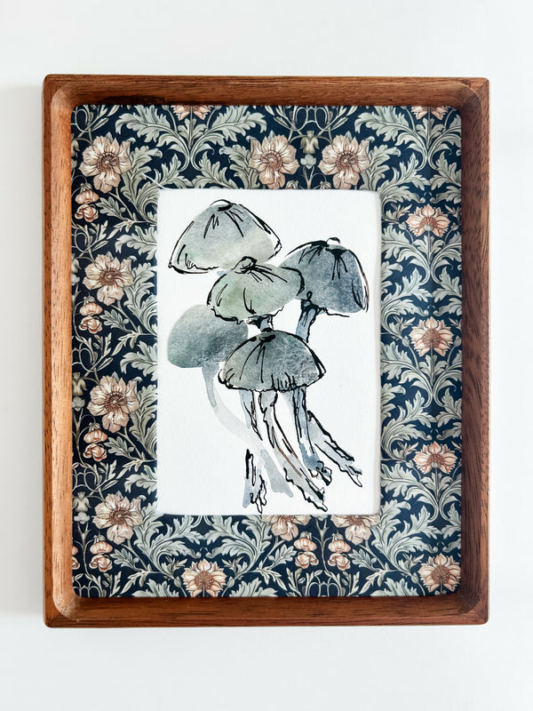 Mushroom Study in Slate Gray No. 2