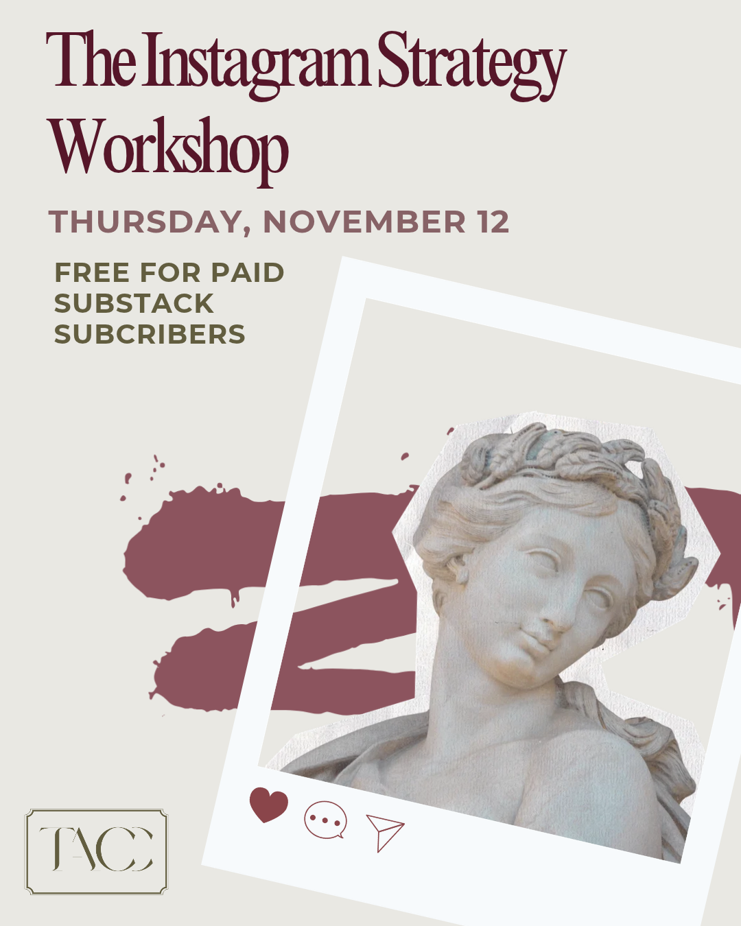 The Instagram Strategy Workshop