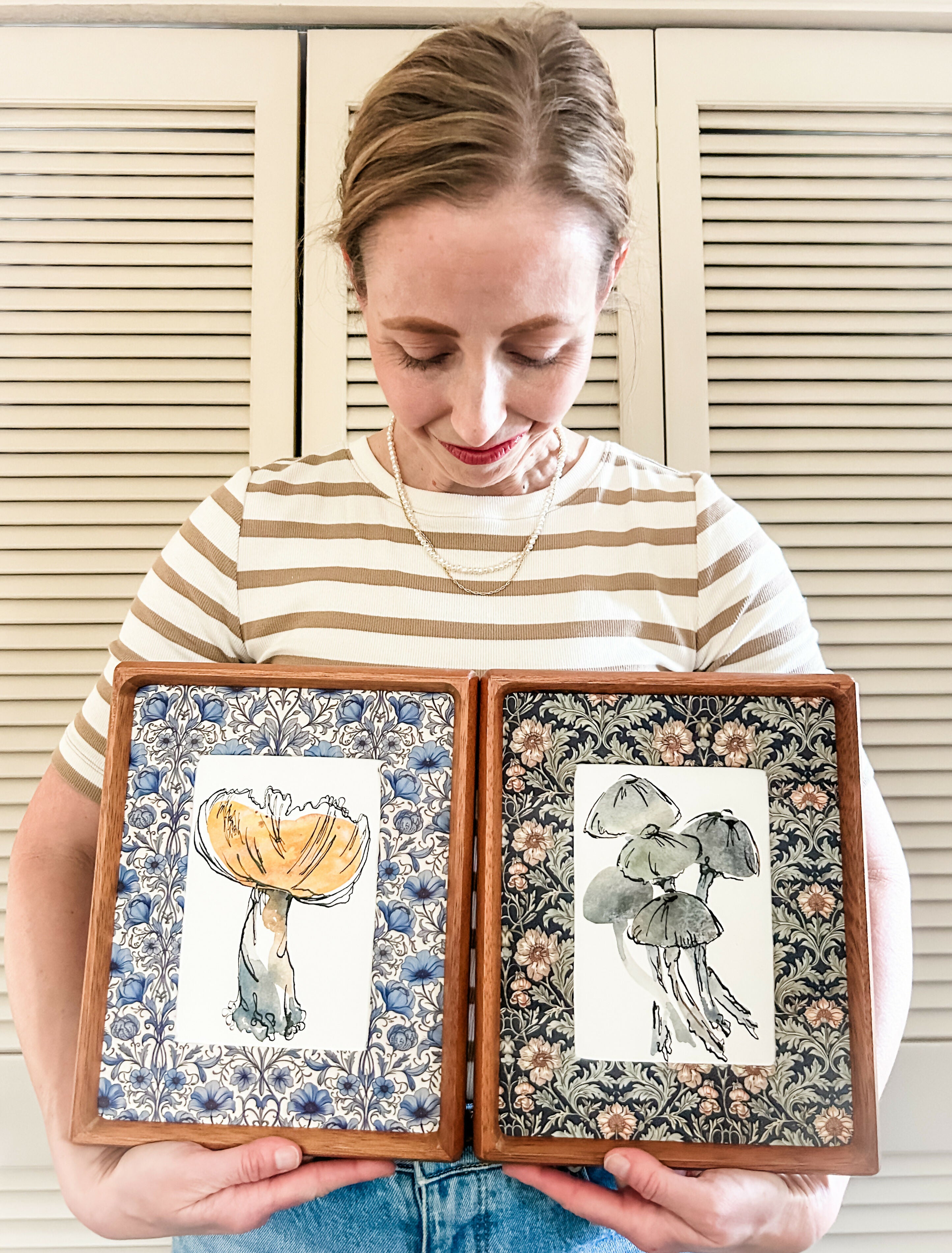 Mushroom Study in Slate Gray No. 2