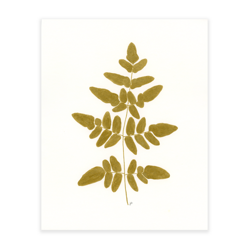 Royal Fern - Ochre
