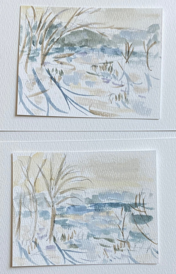 Sun Setting I️ & II