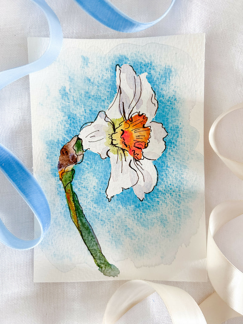 Heather Kiser White Narcissus No. 1 Styled