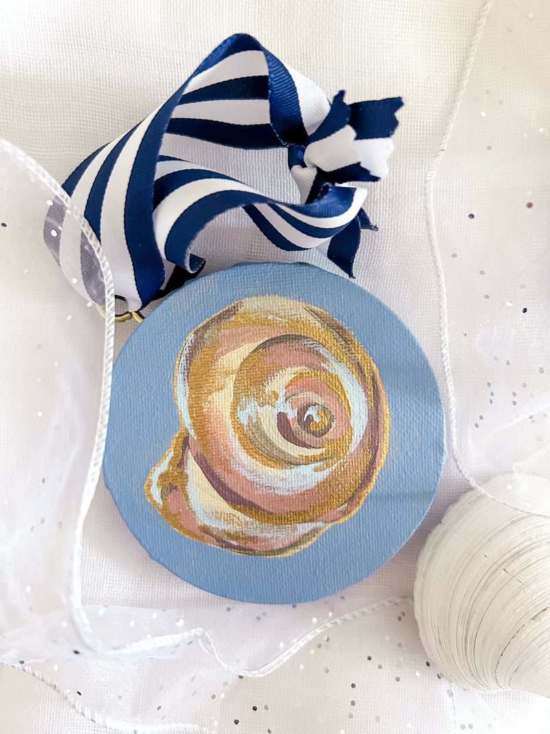 "Shell on French Blue"