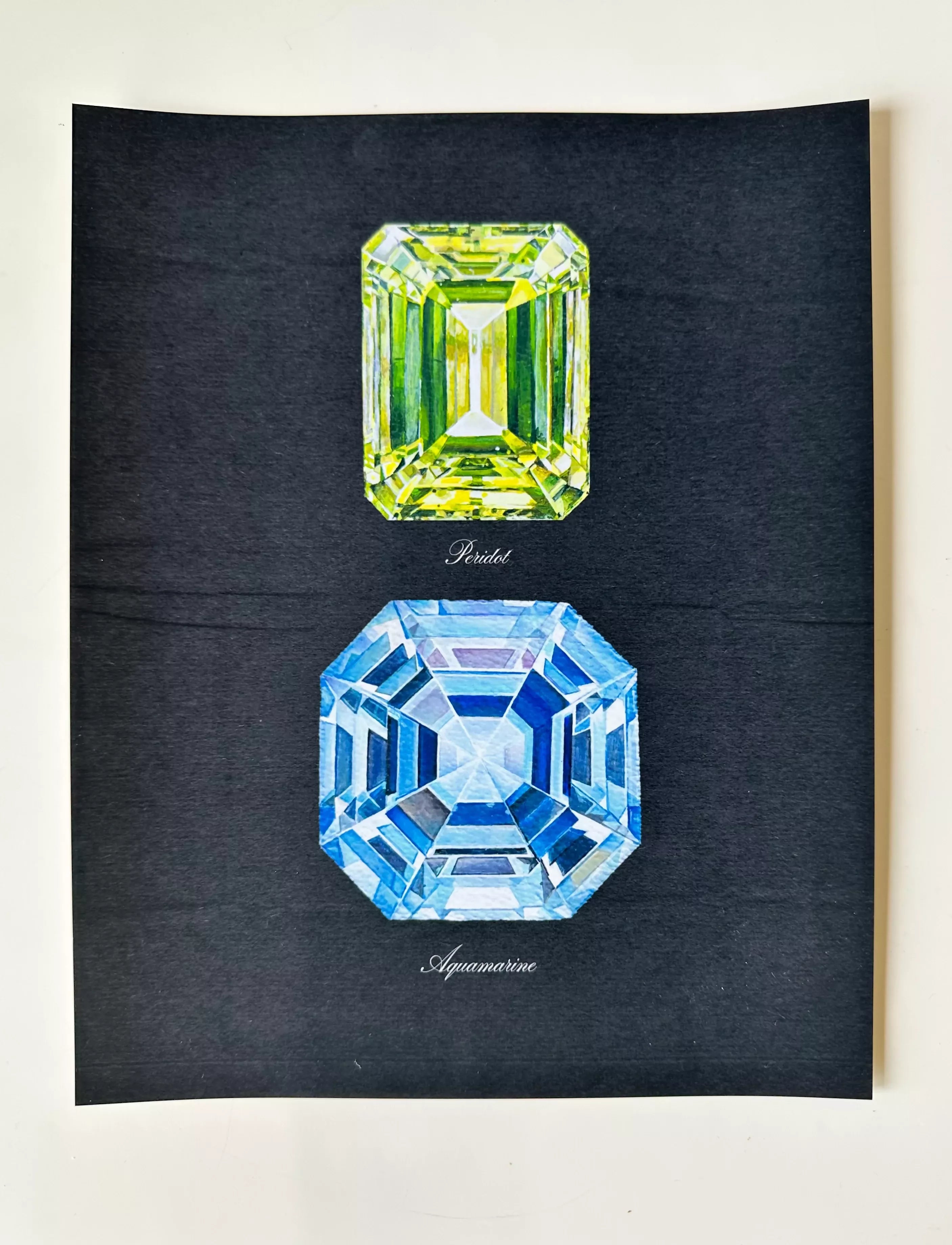Special Edition Peridot + Aquamarine Print