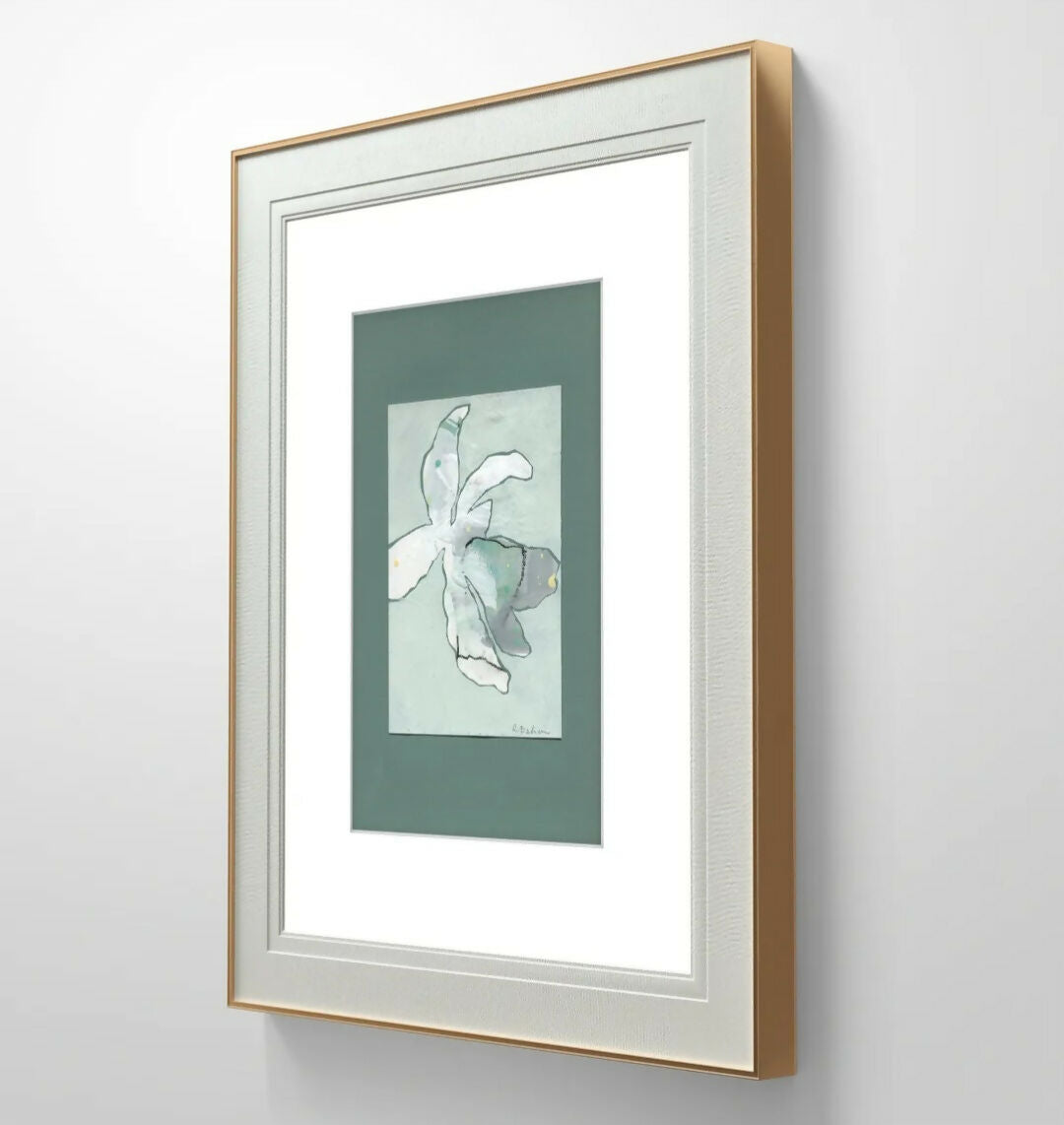 Magnolias In Moonlight - Celadon No.2