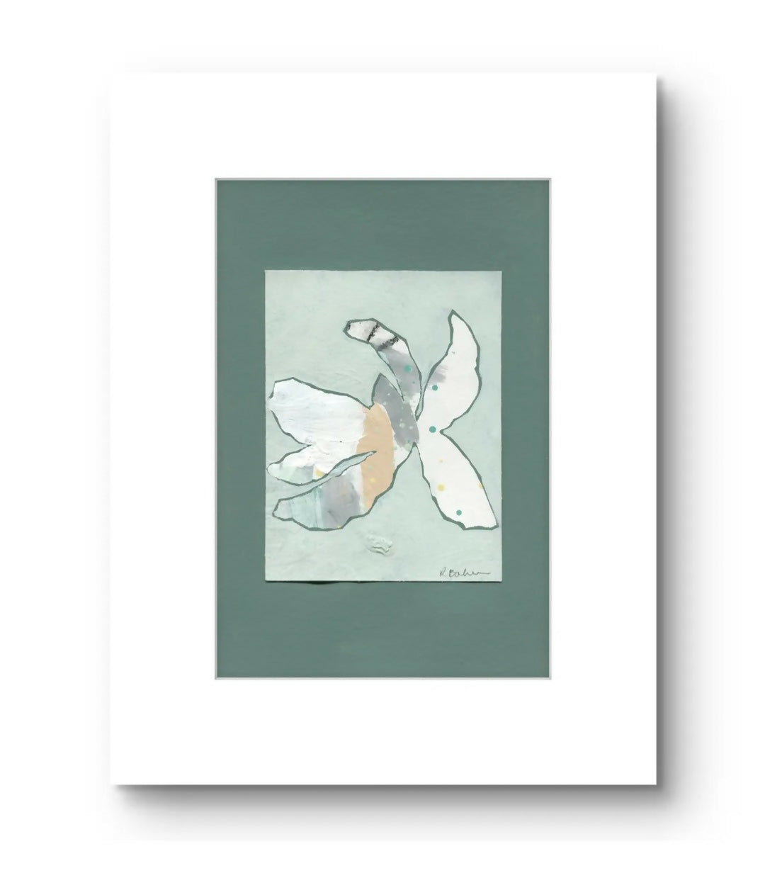 Magnolias In Moonlight - Celadon No.1