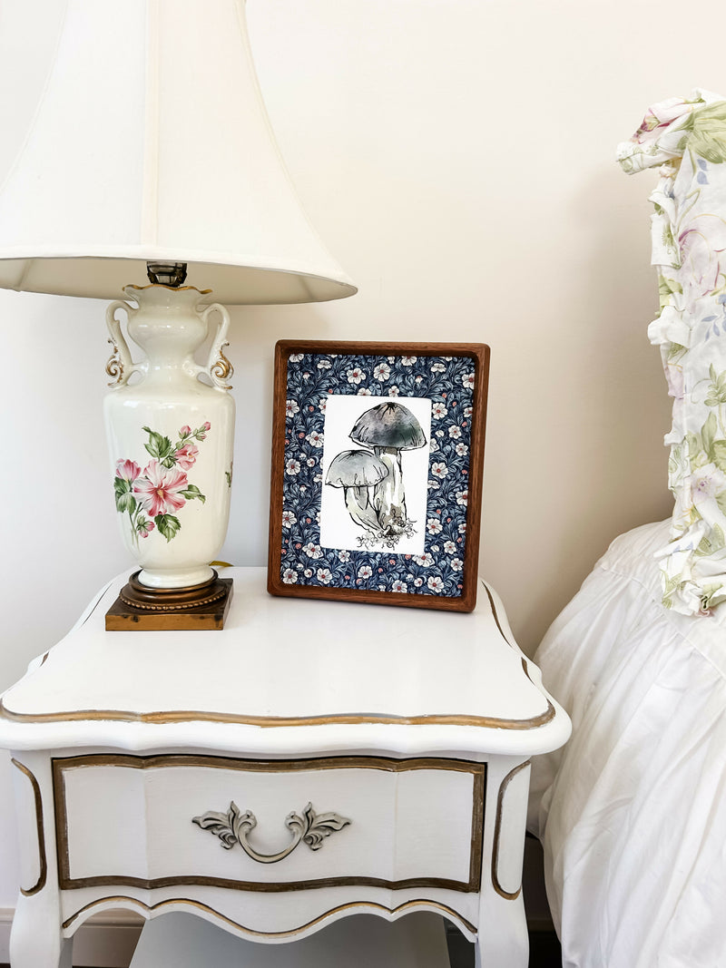 Mushroom Study in Slate Gray No. 1