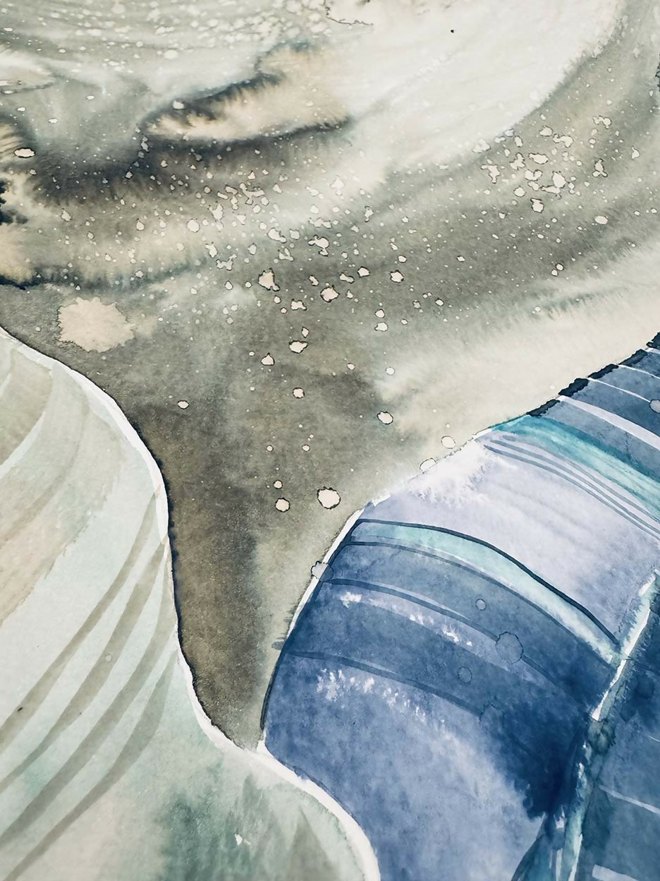 "Solidarity" watercolor painting