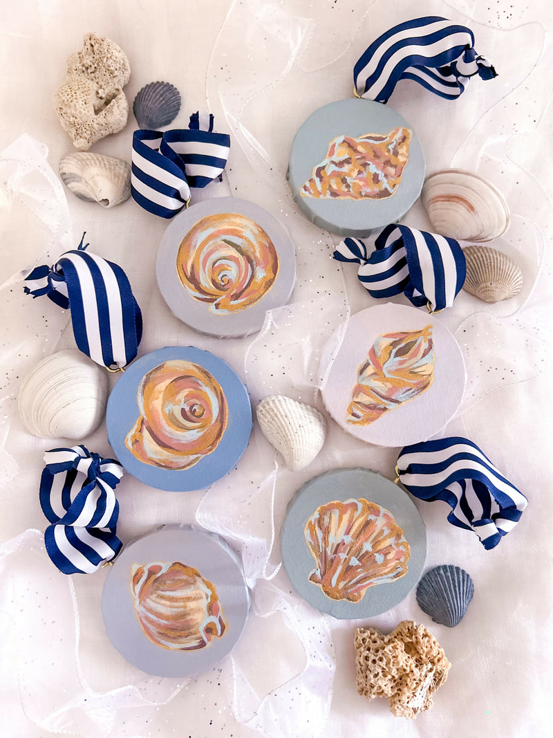 "Shell on French Blue"