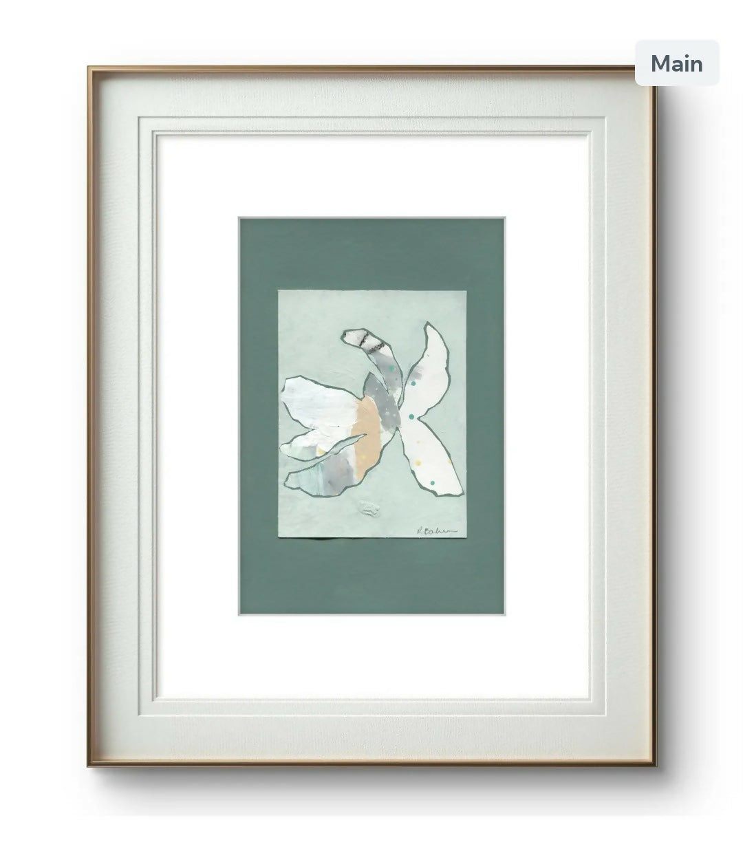 Magnolias In Moonlight - Celadon No.1