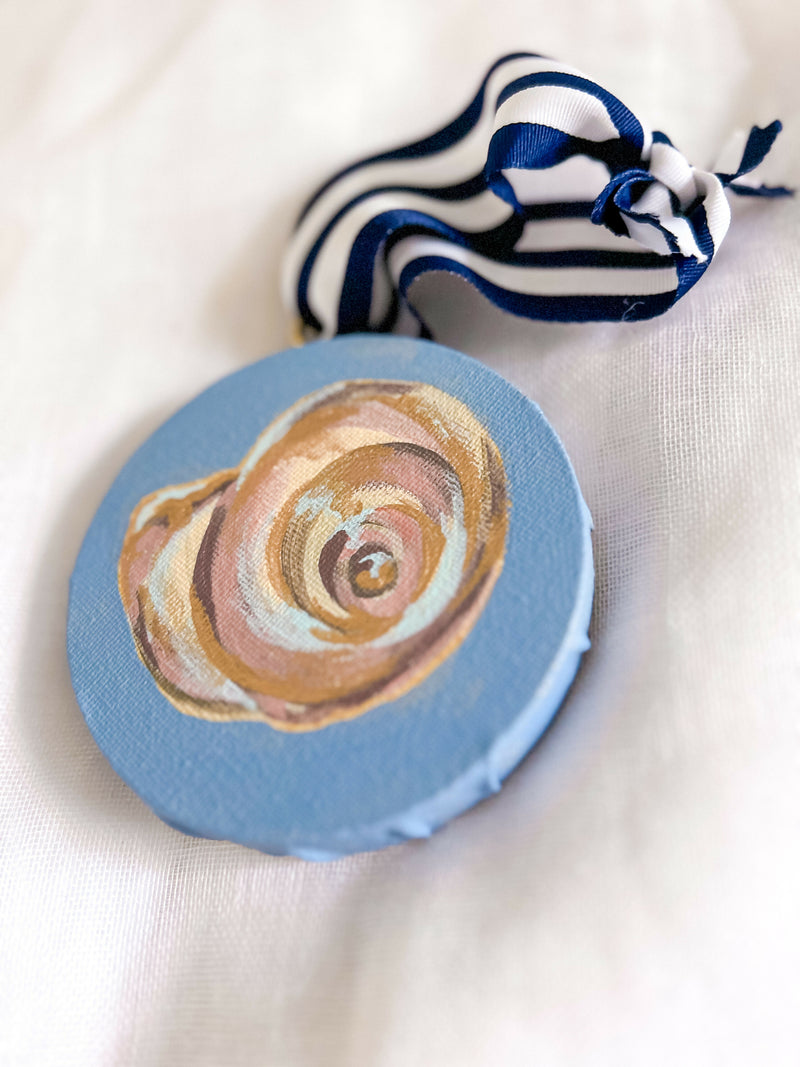 "Shell on French Blue"