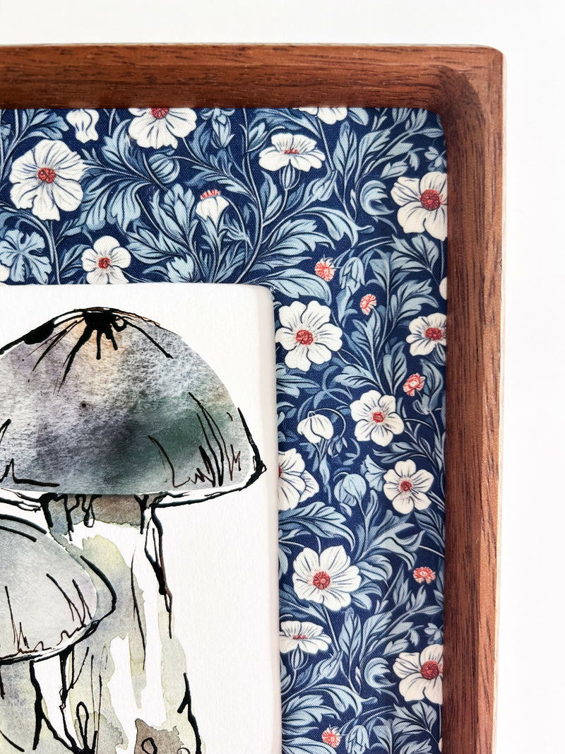 Mushroom Study in Slate Gray No. 1