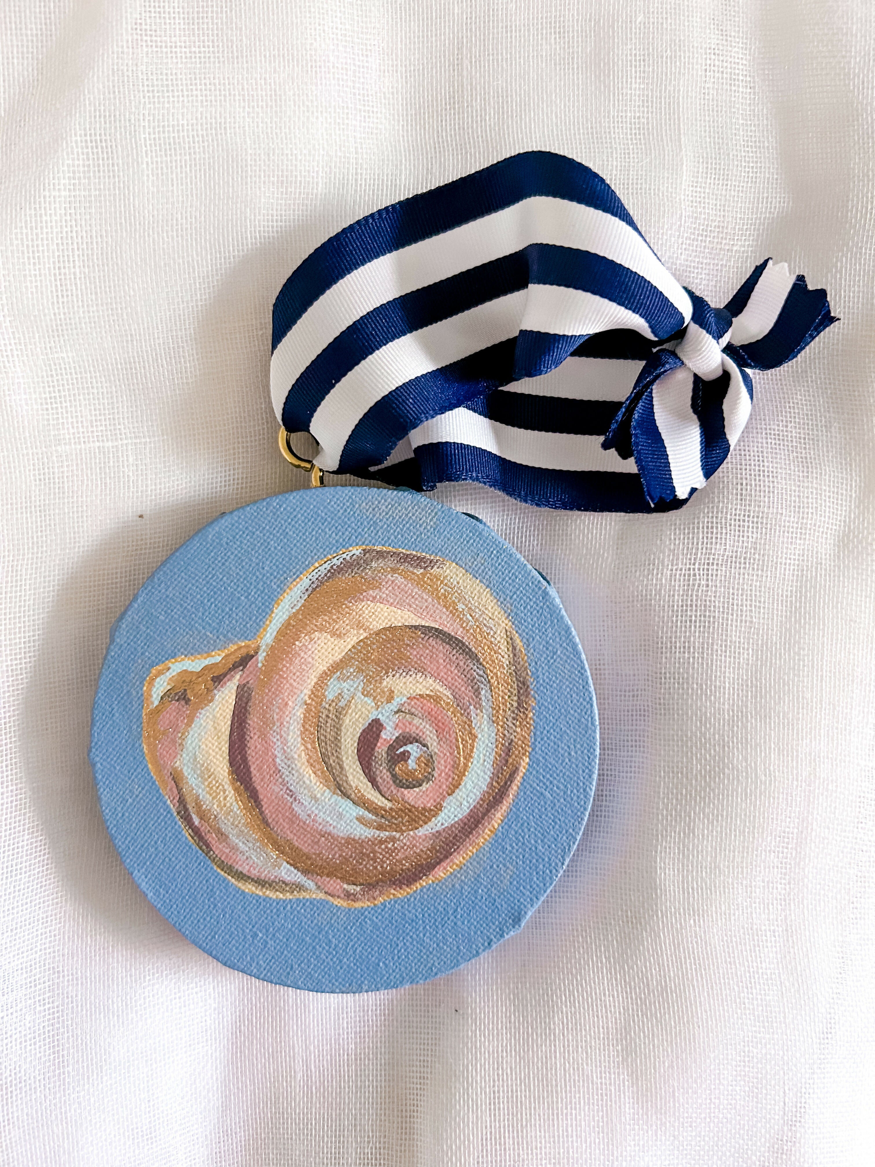 "Shell on French Blue"