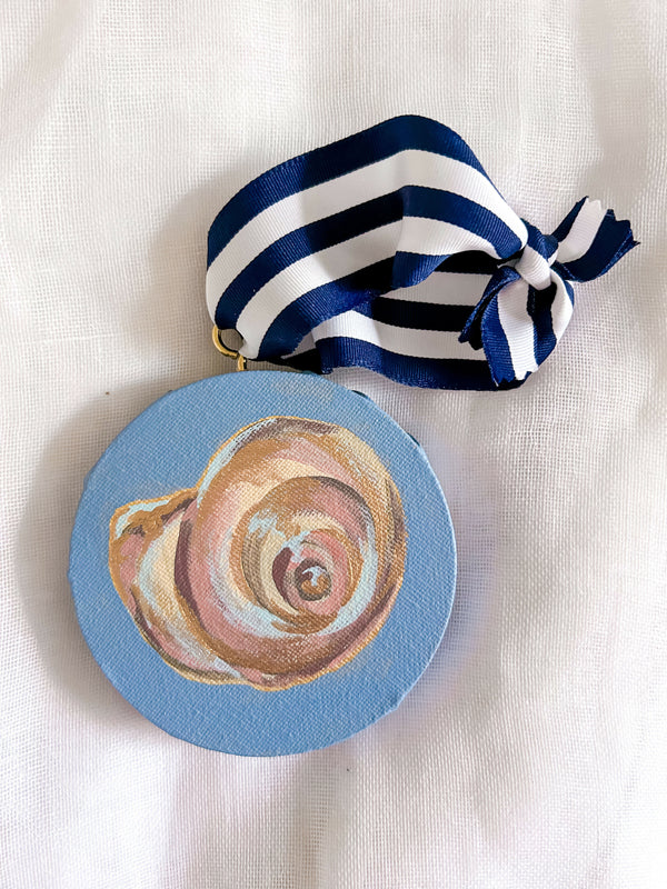 "Shell on French Blue"