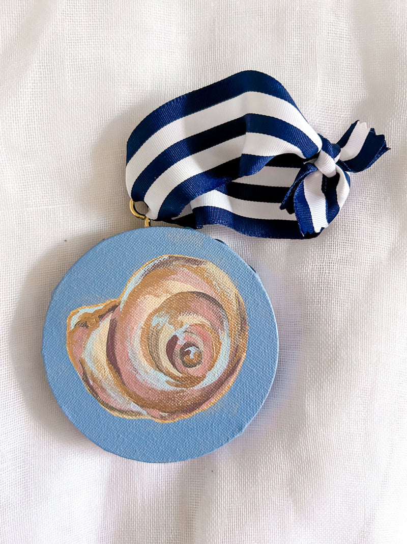 "Shell on French Blue"